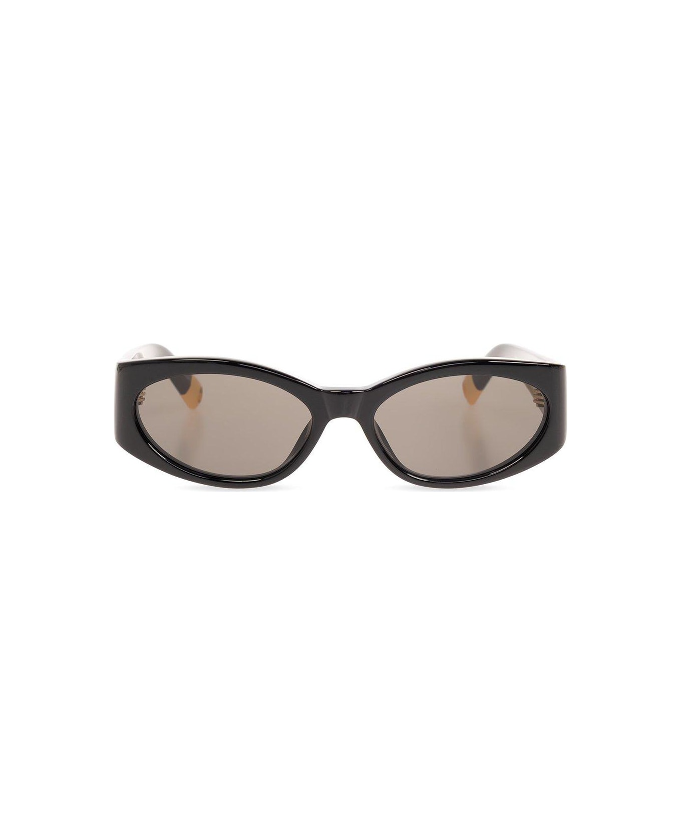 Jacquemus Oval Frame Sunglasses - Black サングラス