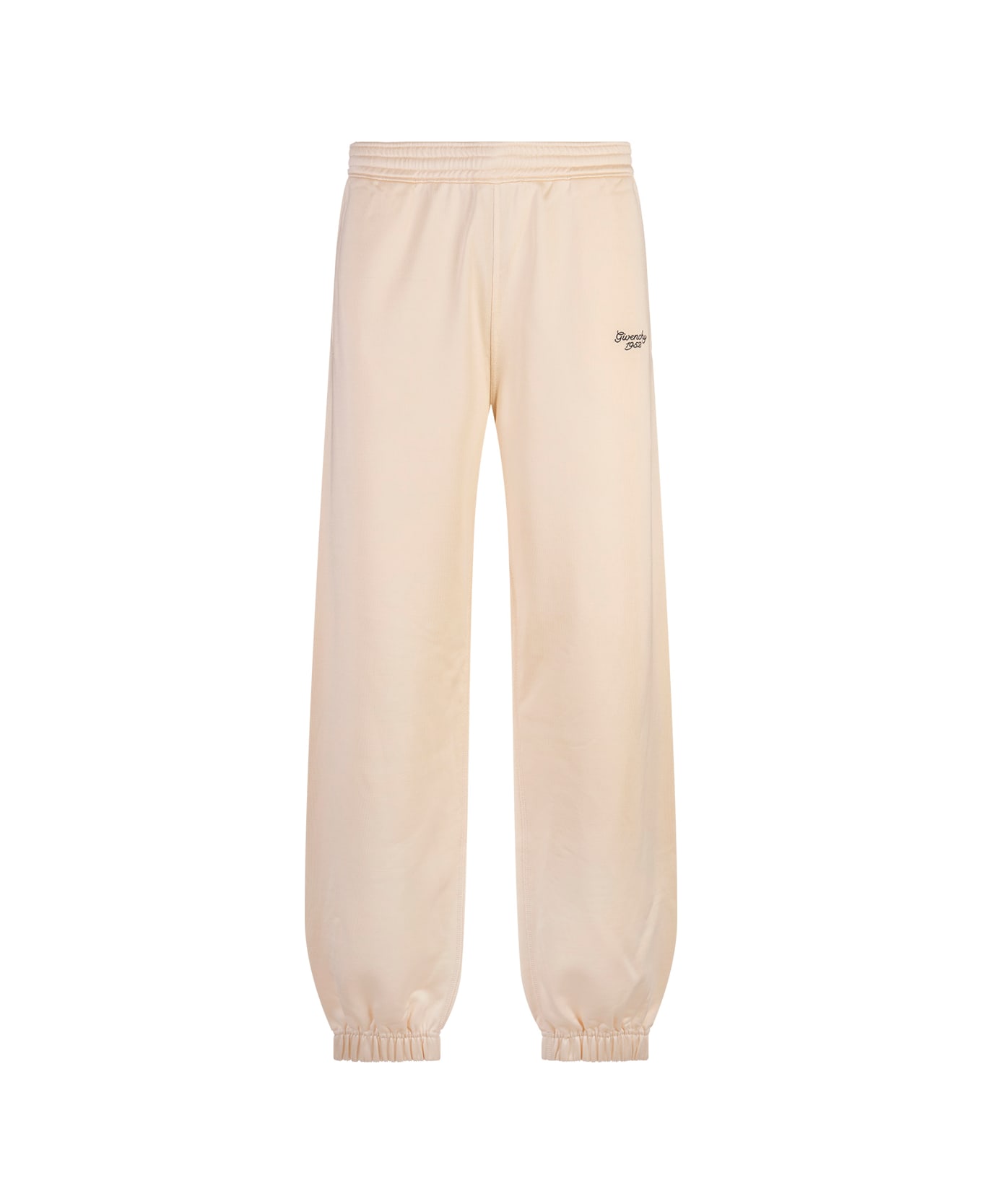 Givenchy Ivory Jogging Trousers With Logo - White