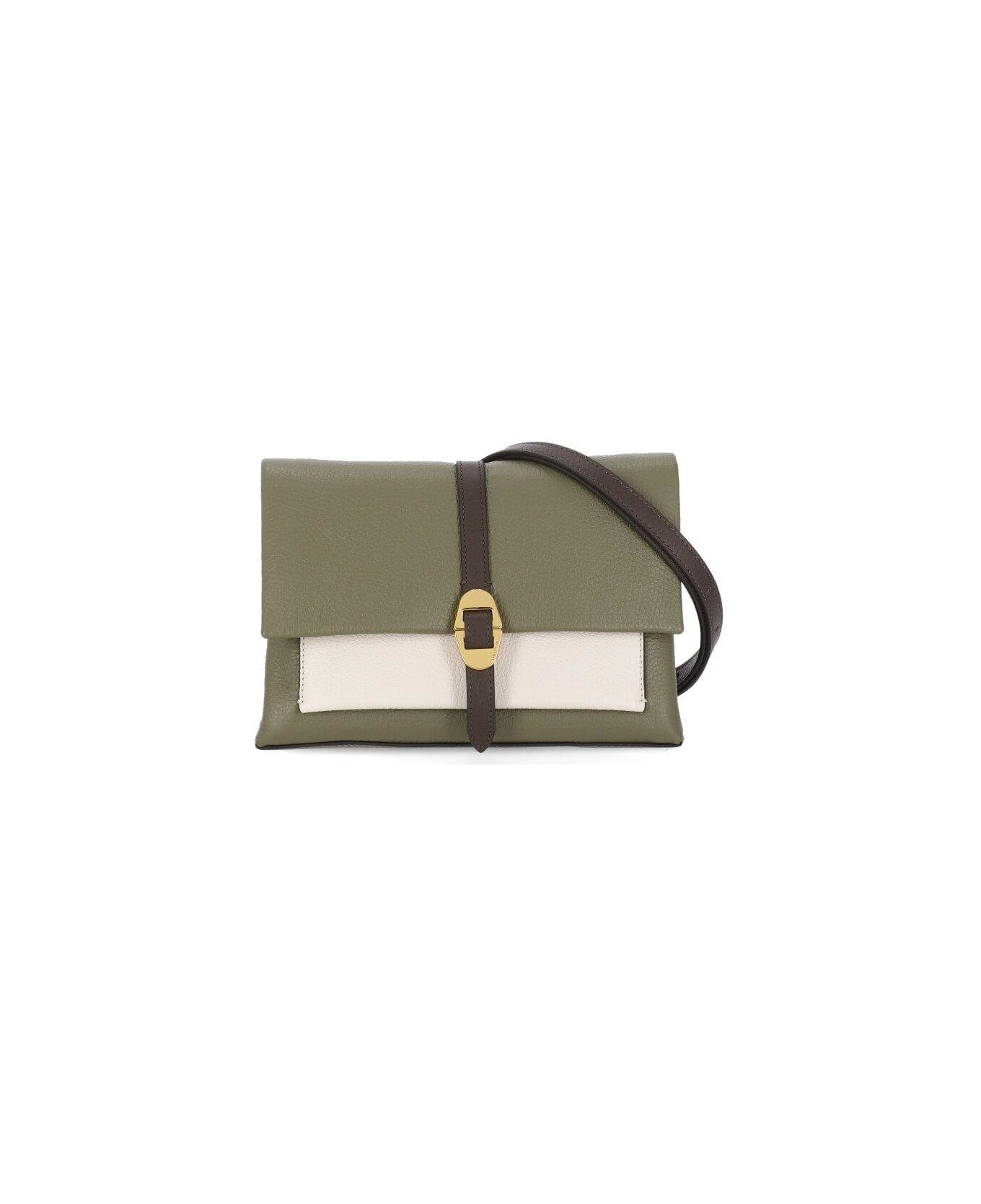 Coccinelle Dorian Tricolor Small Shoulder Bag - Lau.G/Lamb/Fond