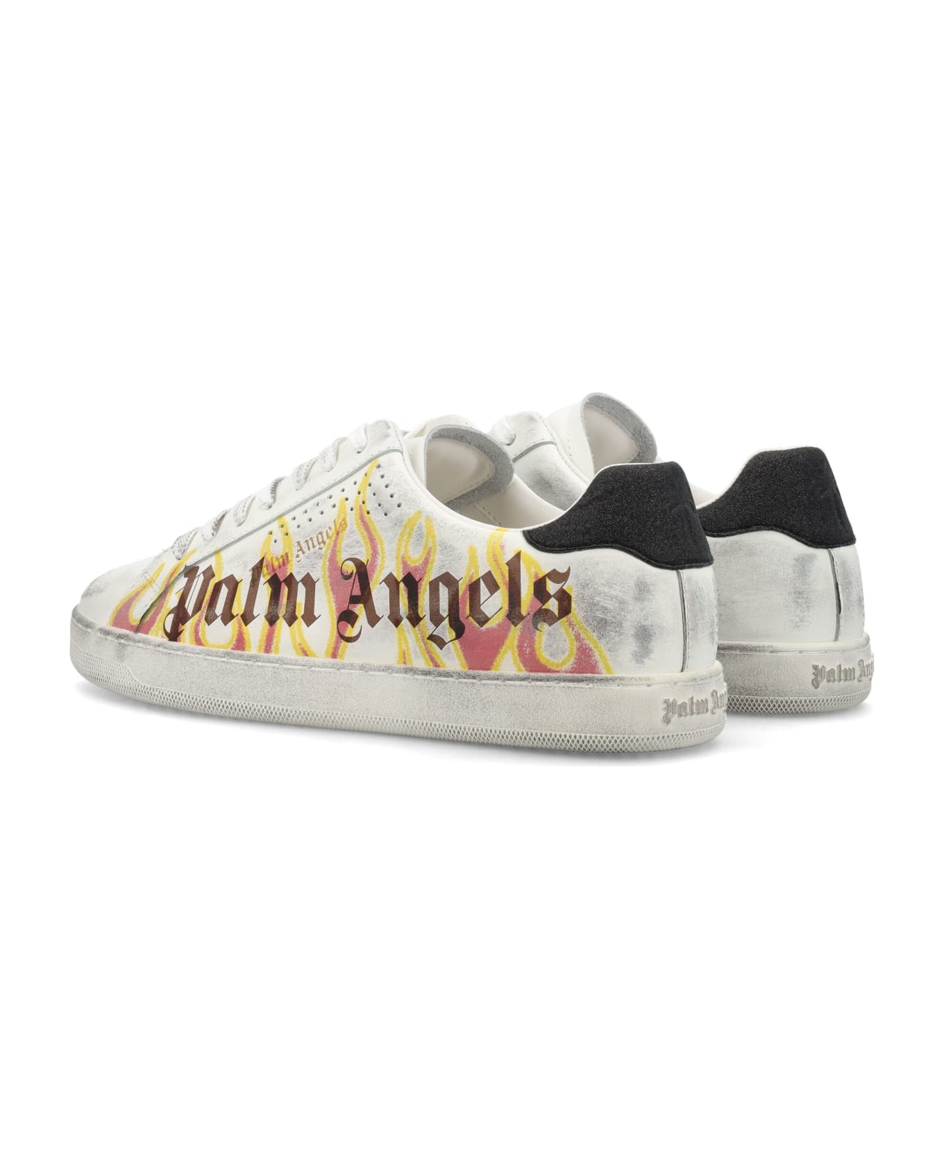 Palm Angels Palm One Sprayprint Sneakers - Bianco