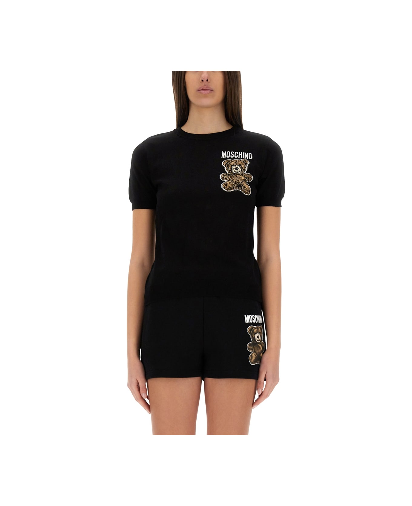 Moschino Teddy Bear Sweater - BLACK