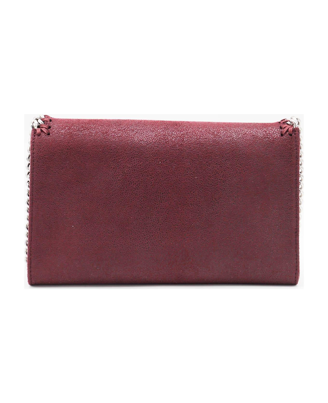 Stella McCartney Dark Red Faux Leather Falabella Shoulder Bag - MULTICOLOUR