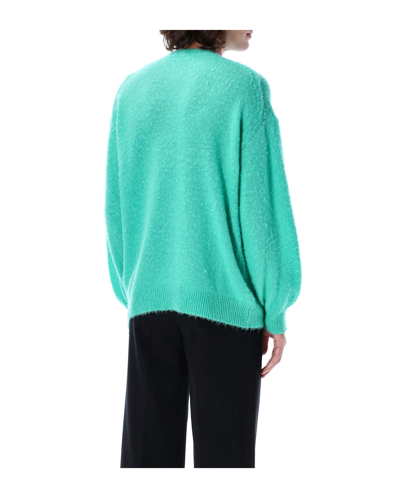 Auralee Brushed Wool Cashmere Silk Knit Sweater | italist