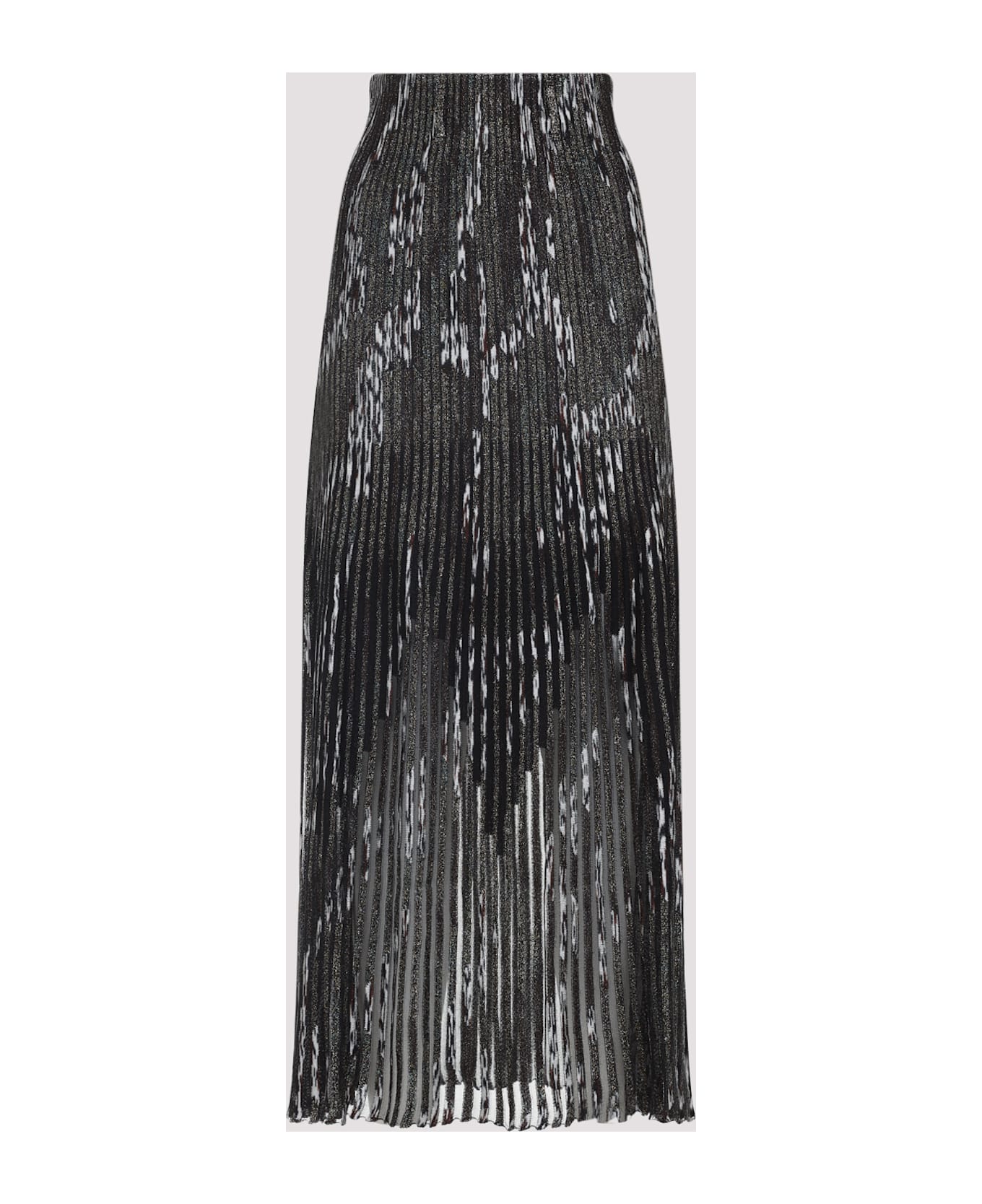 Missoni Viscose Long Skirt - Blk Brown