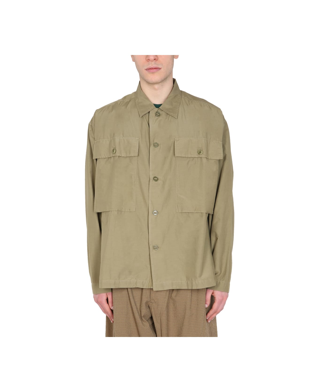 YMC "military" Shirt - MILITARY GREEN シャツ