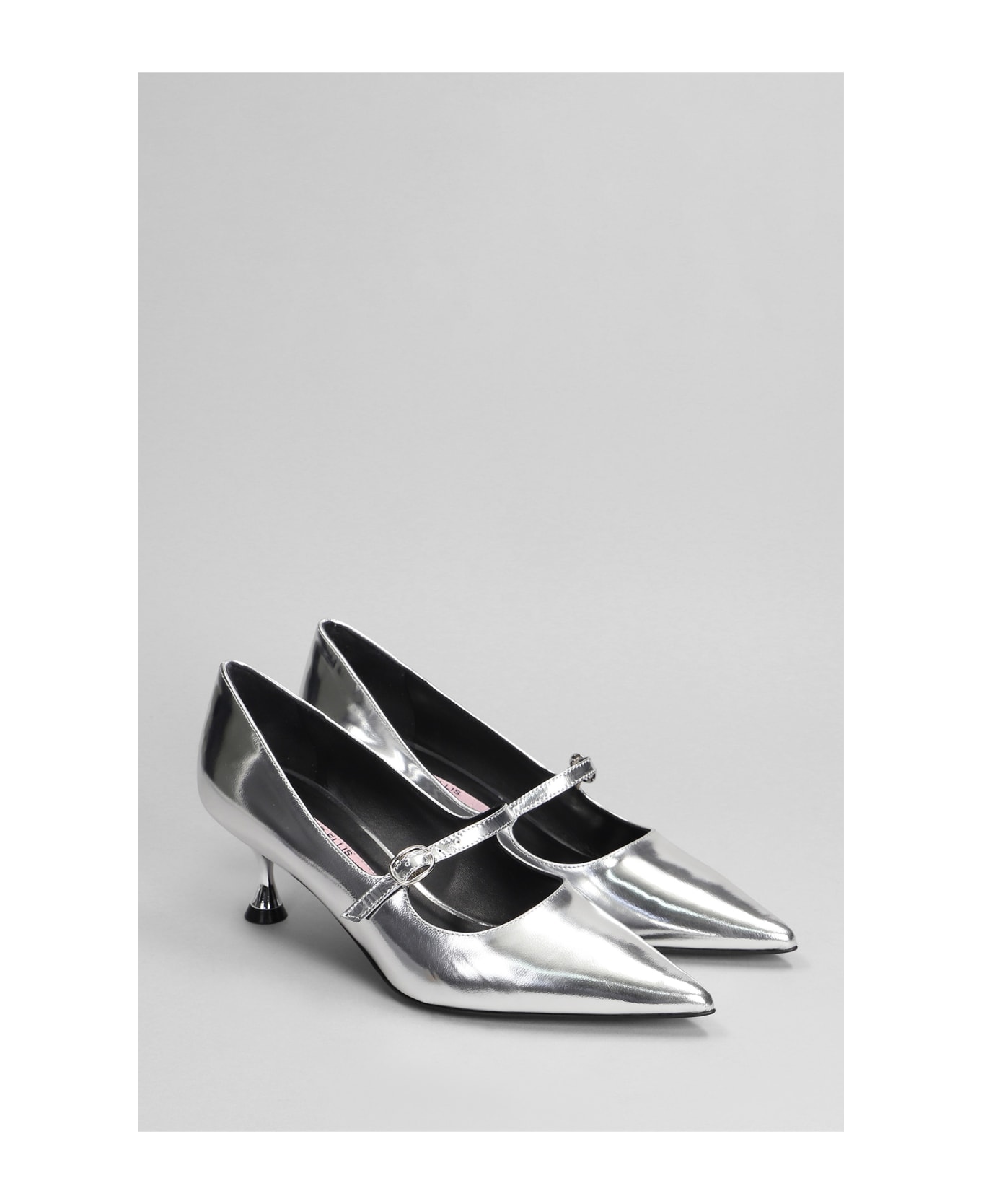 Marc Ellis Pumps In Silver Leather - silver