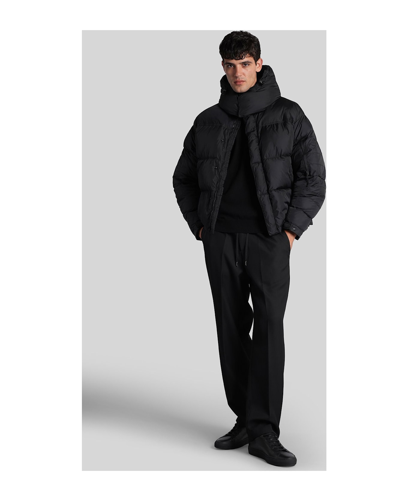 Aspesi Pinguino Puffer In Black Polyamide - black