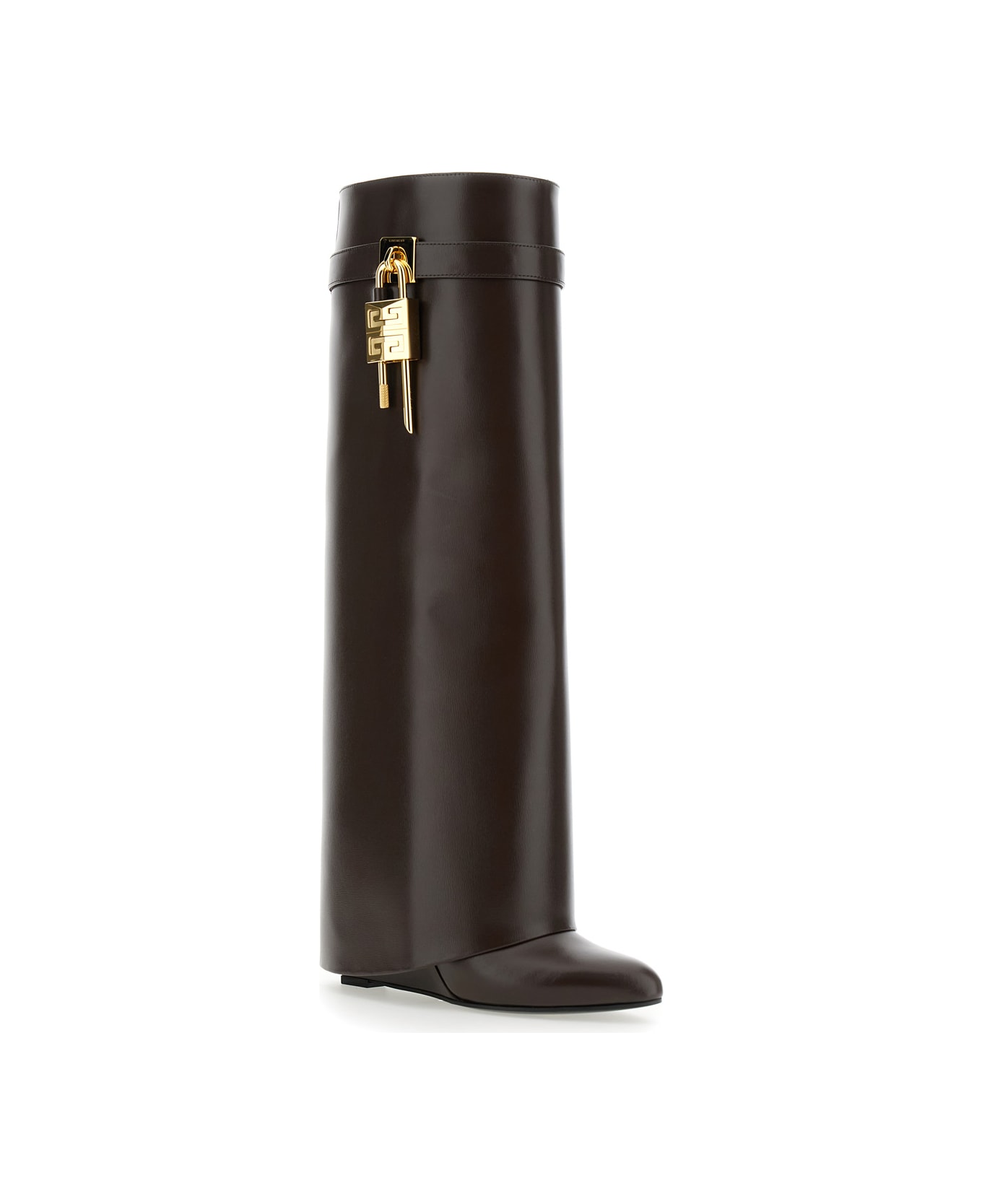 Givenchy Boot 
shark Lock
 - Brown