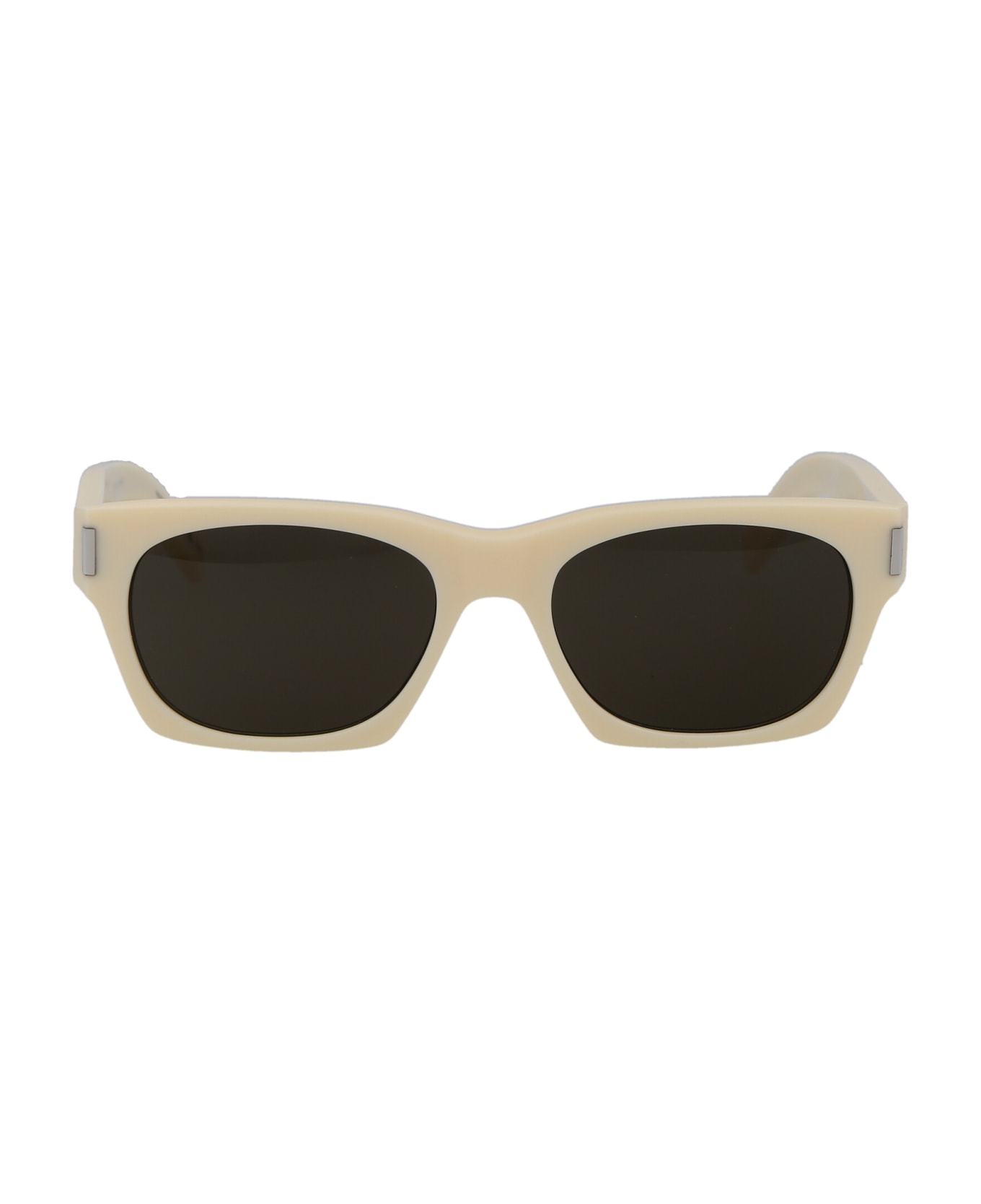 Saint Laurent Eyewear Sl 402 Sunglasses - 020 IVORY IVORY GREY サングラス