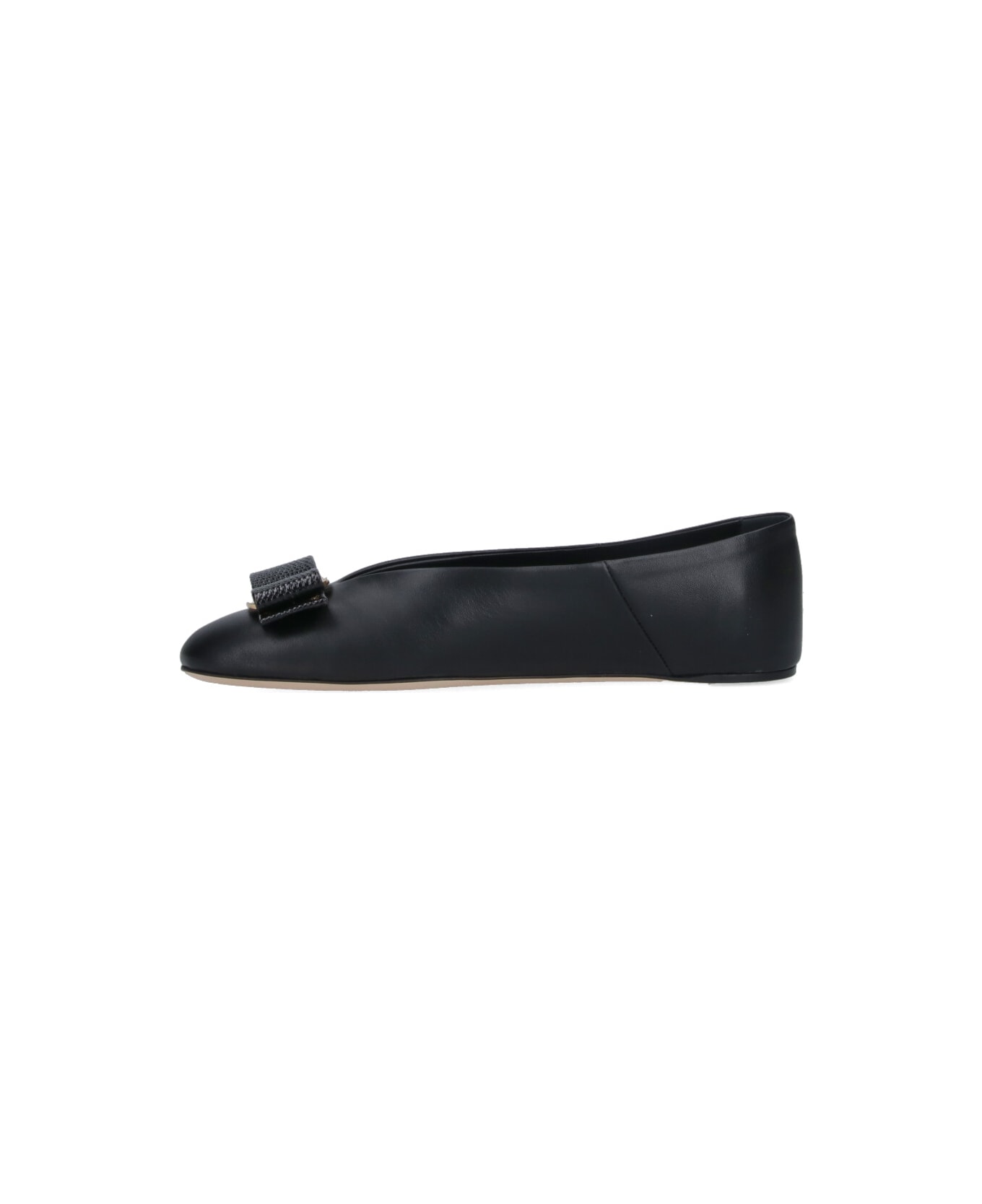 Ferragamo 
vara
 Bow Ballet Flats - Black  