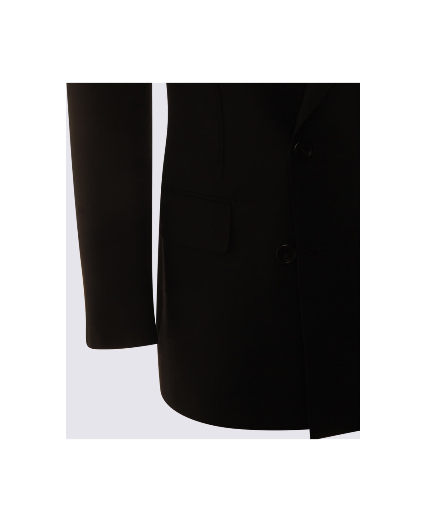 Tom Ford Black Wool Blazer - Black