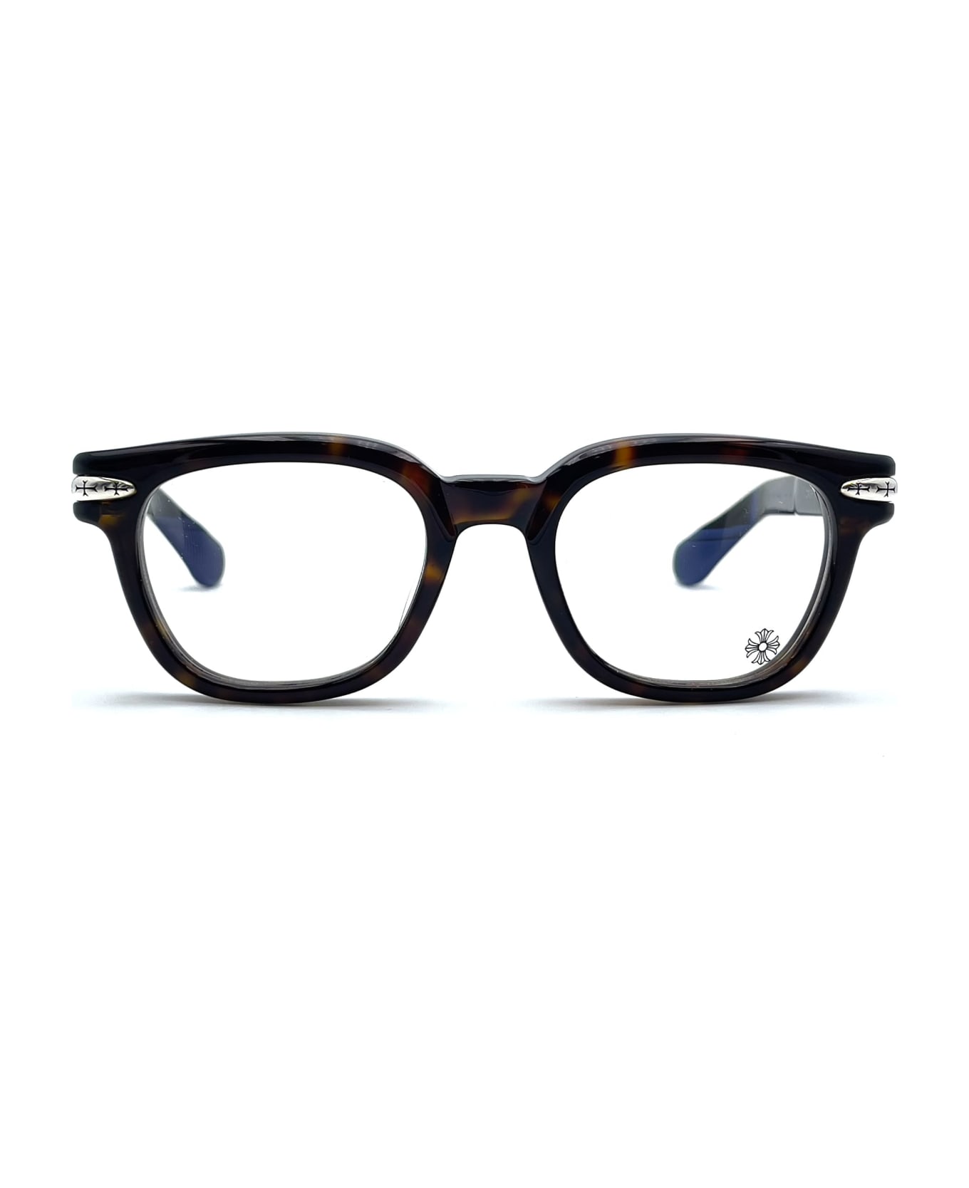 Chrome Hearts Drippin - Dark Tortoise Black Rx Glasses - Tortoise