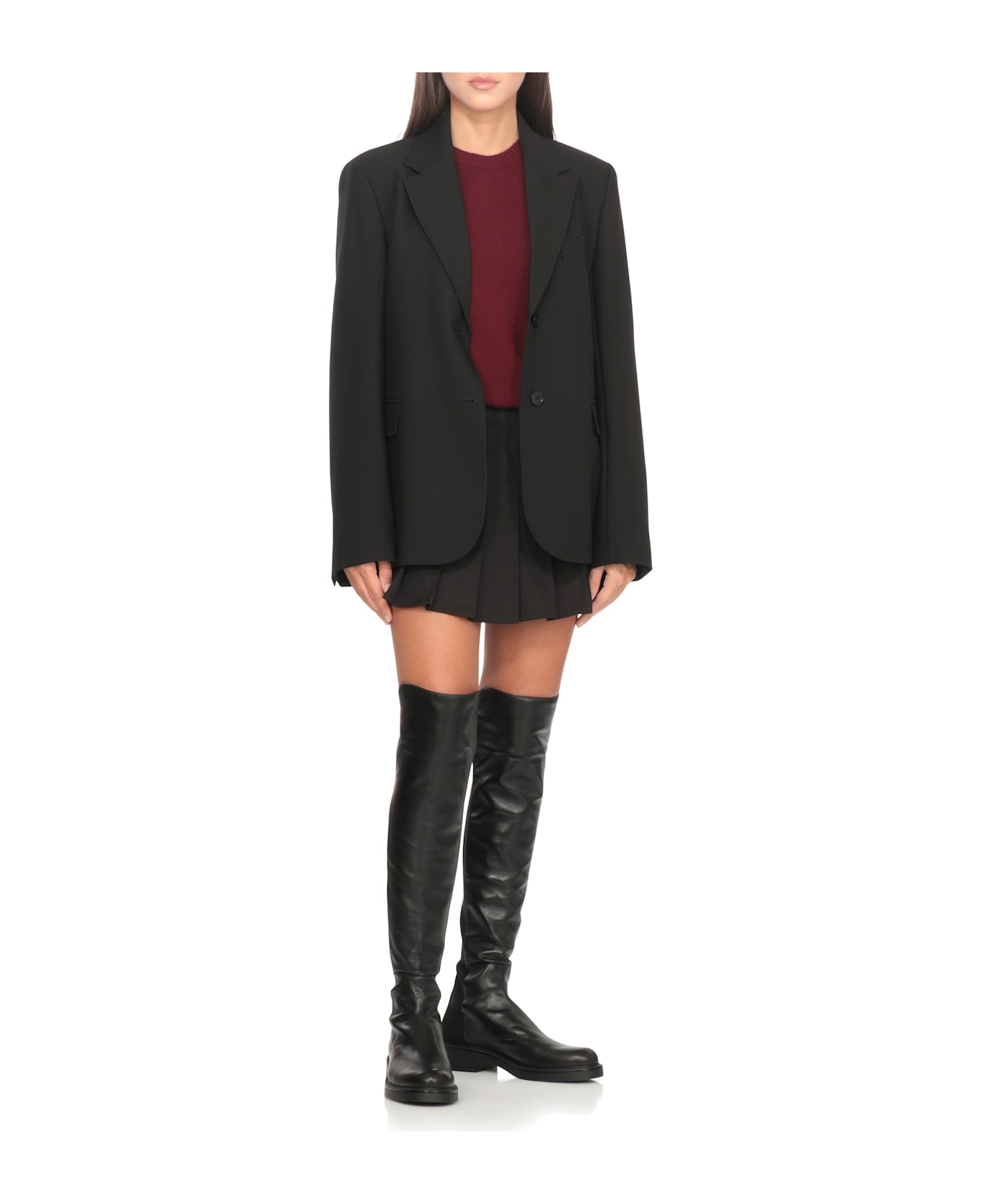 Stuart Weitzman Celia Boots - Black