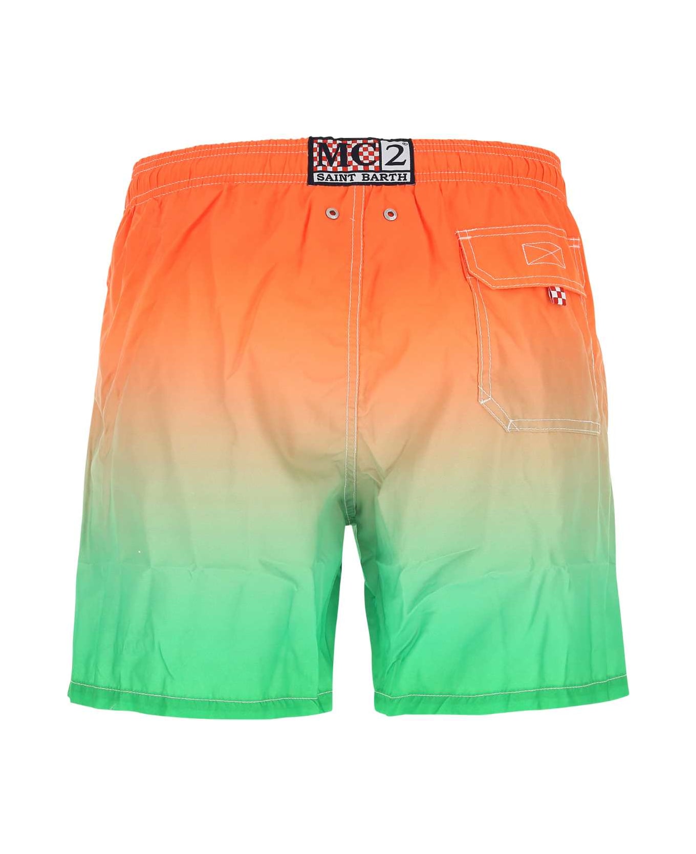 MC2 Saint Barth Multicolor Polyester Swimming Shorts - 01760B 水着