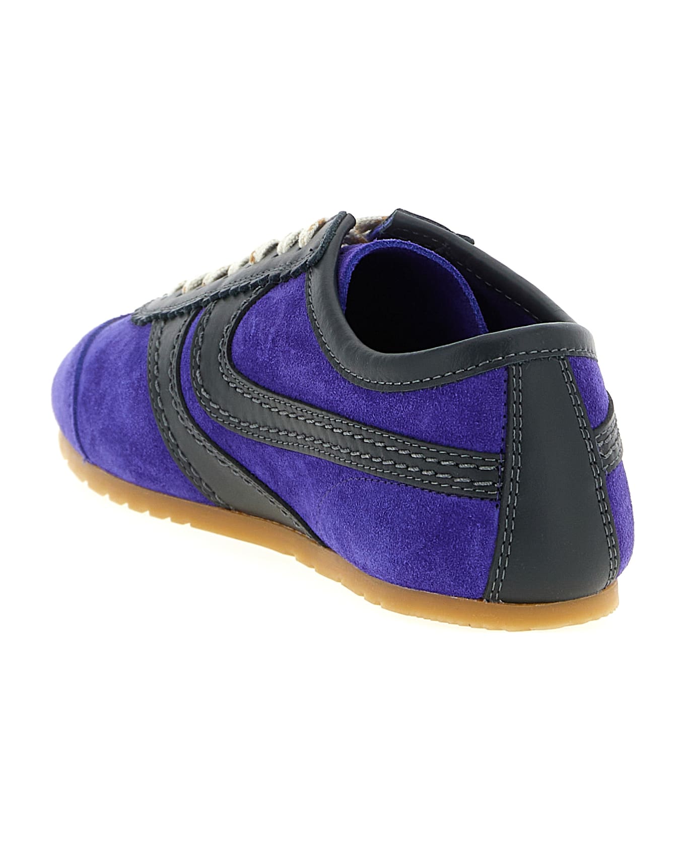 Dries Van Noten Suede Sneakers - Purple
