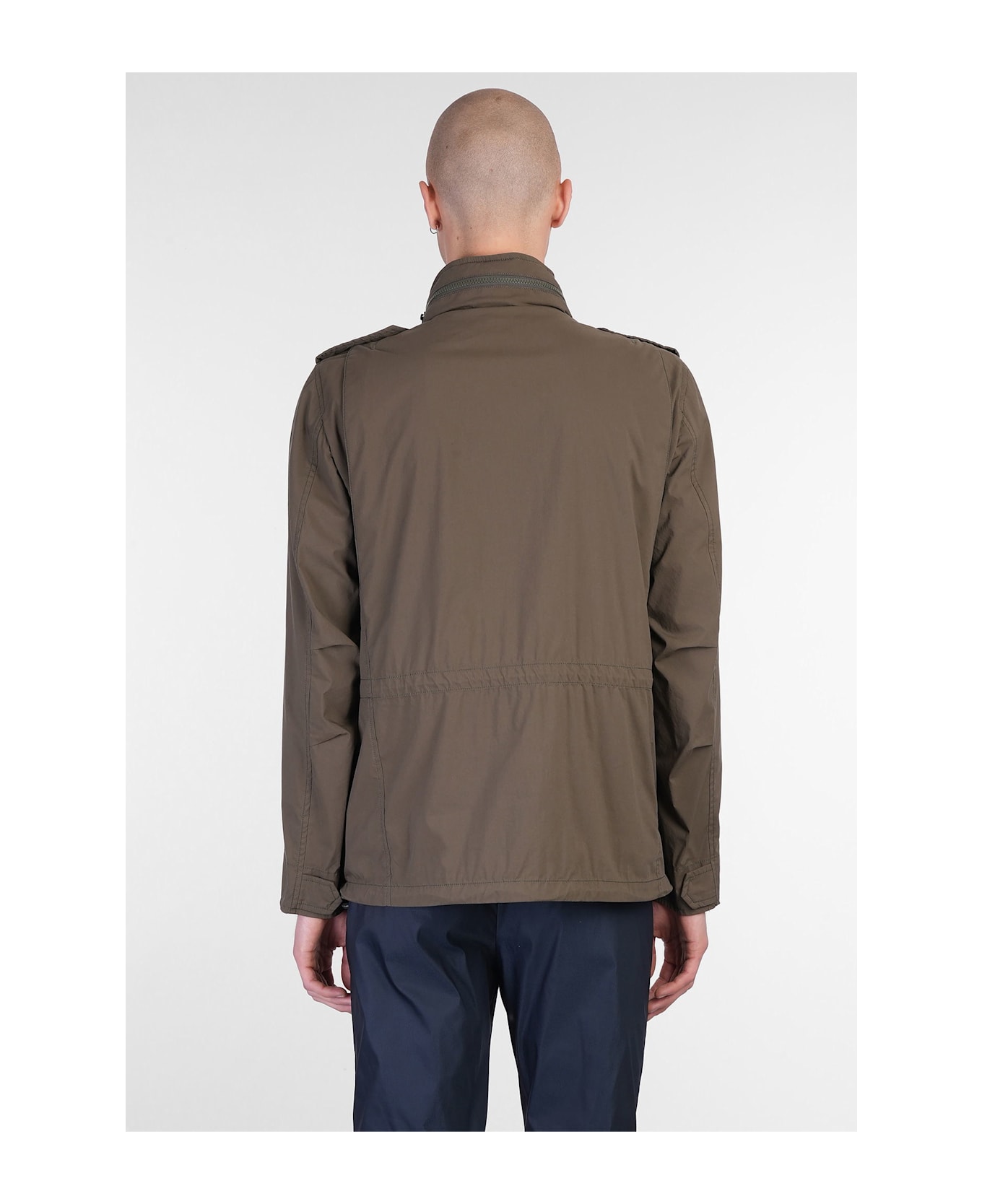 Aspesi Casual Jacket In Green Cotton - green