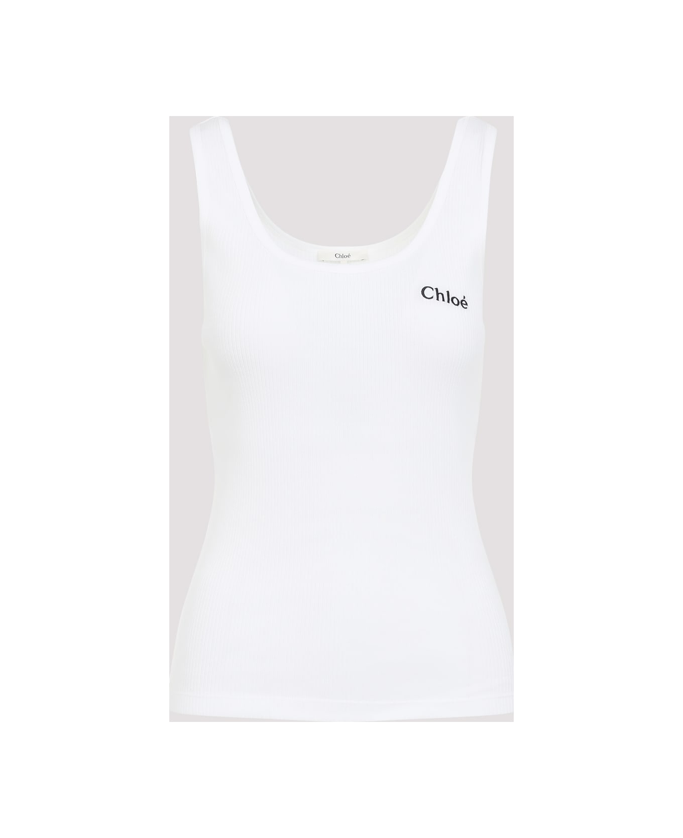 Chloé Cotton Top - White