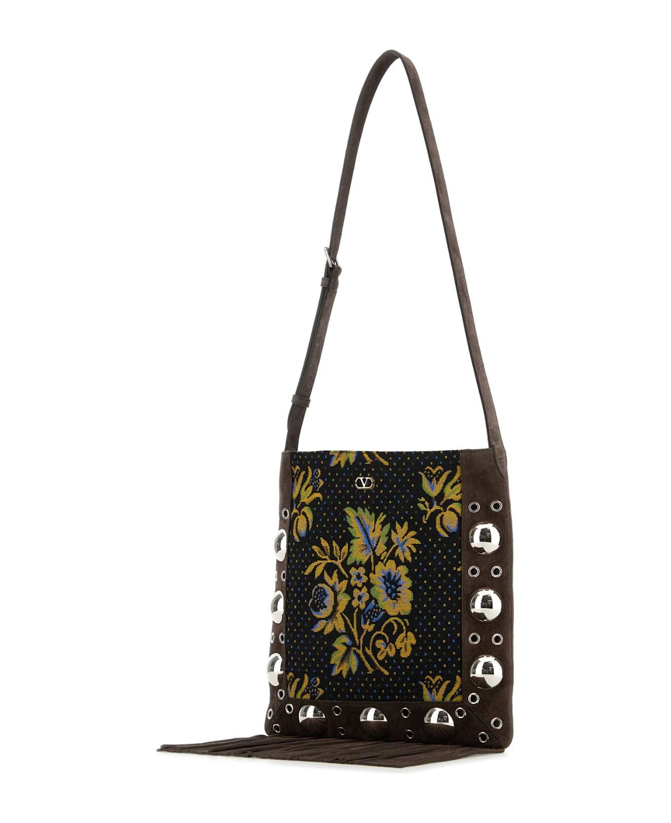 Valentino Garavani Fringe Shoulder Bag - MULTICOLORTESTADIMORO
