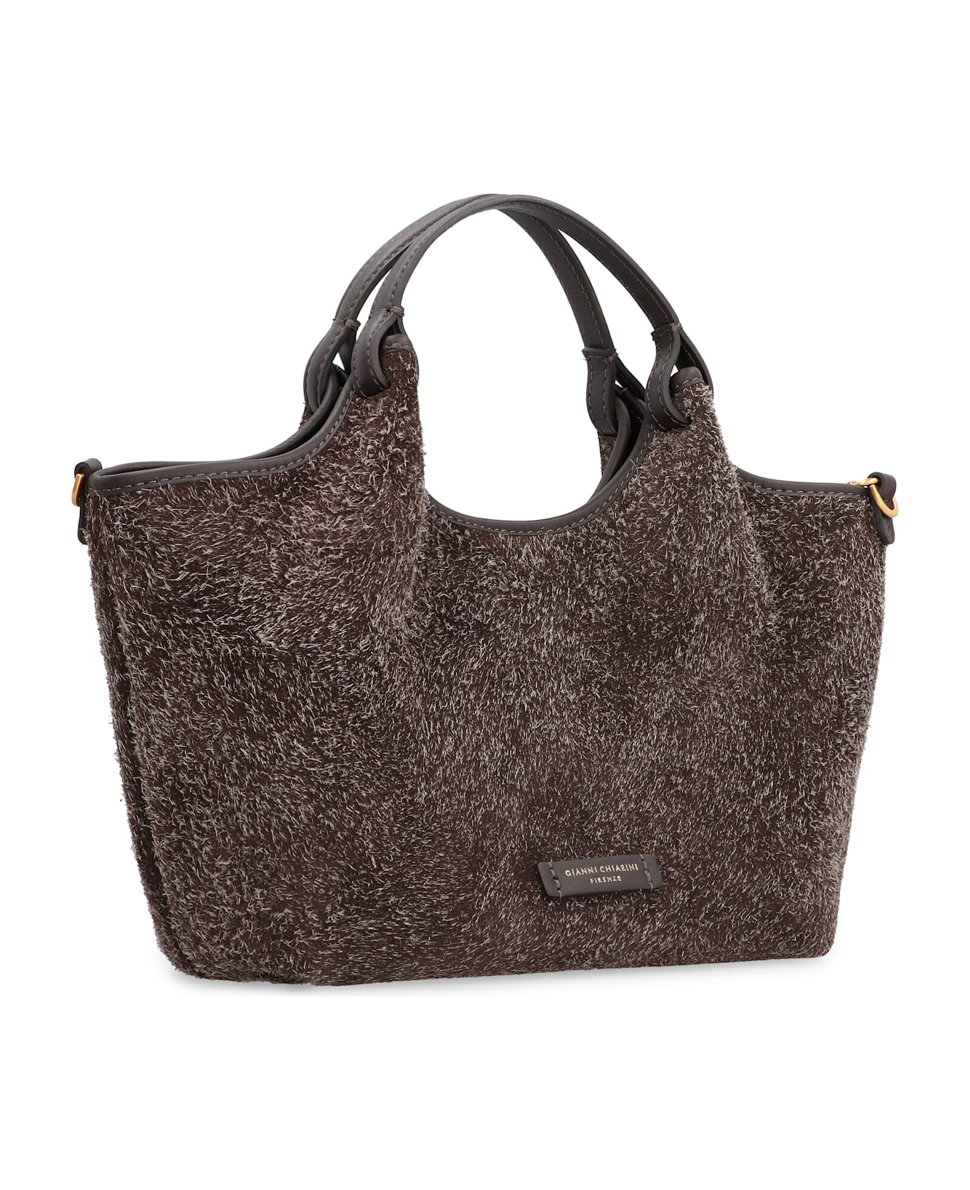 Gianni Chiarini Dua Suede Handbag - brown