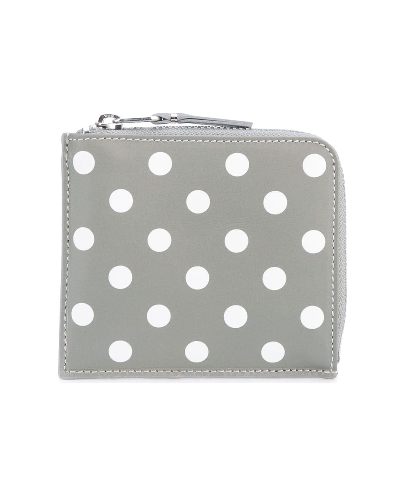 Comme des Garçons Wallet Polka Dot Wallet - Grey Grey