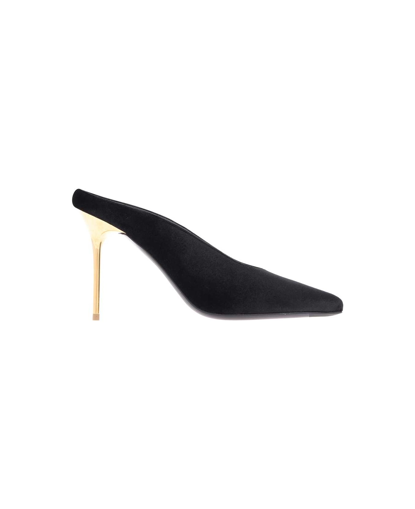 Balmain Velvet Pumps - black