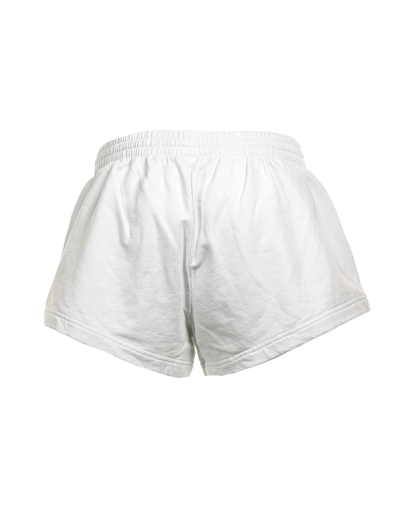 Balenciaga Jogging Shorts In Jersey - DIRTY WHITE