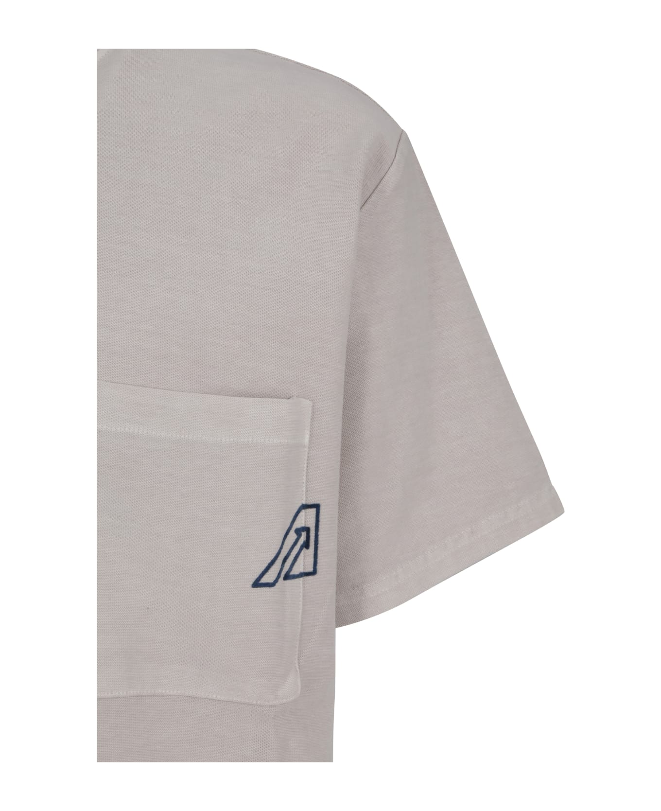 Autry Logo Pocket T-shirt - Storm シャツ