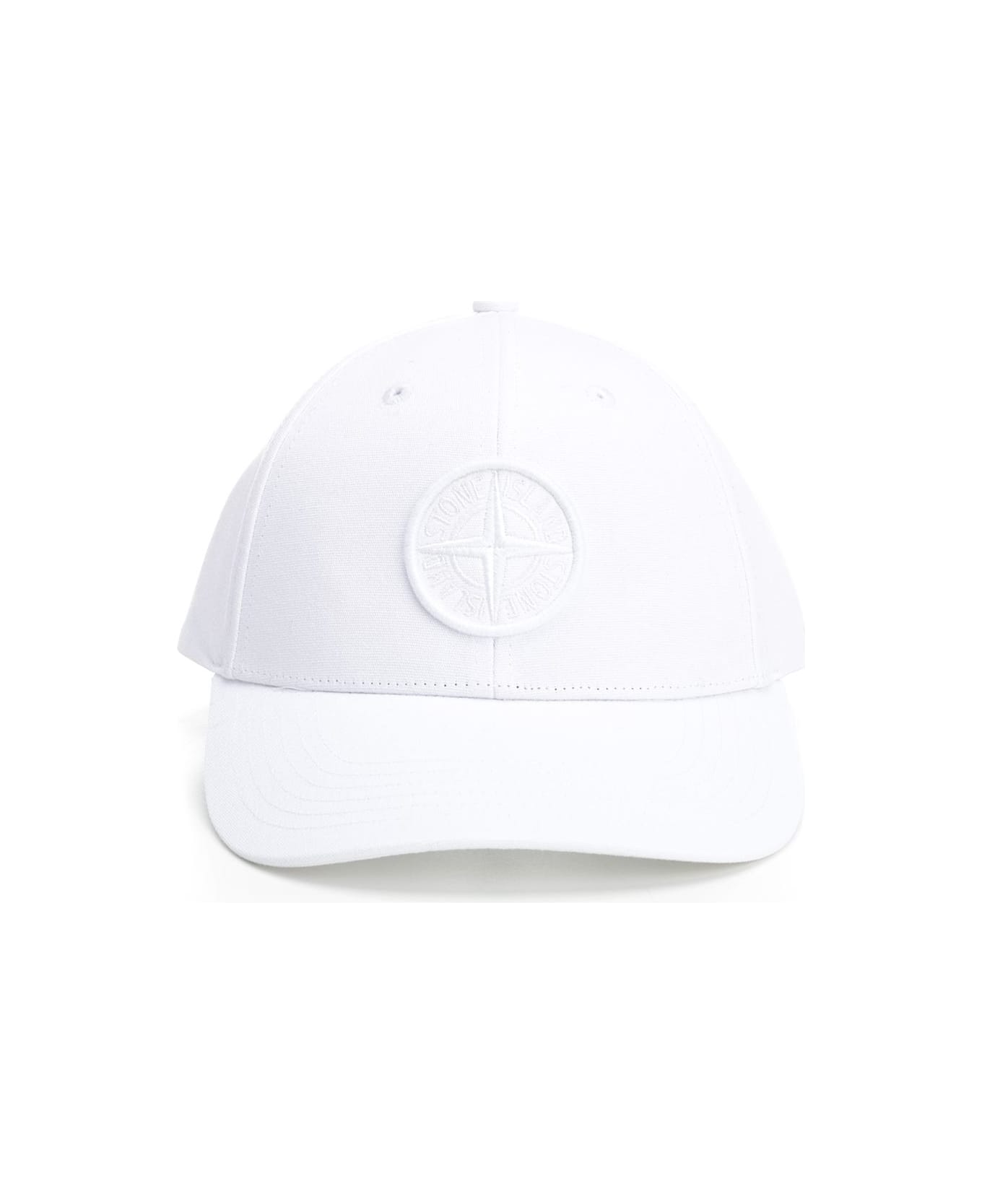 Stone Island Baseball Cap - White