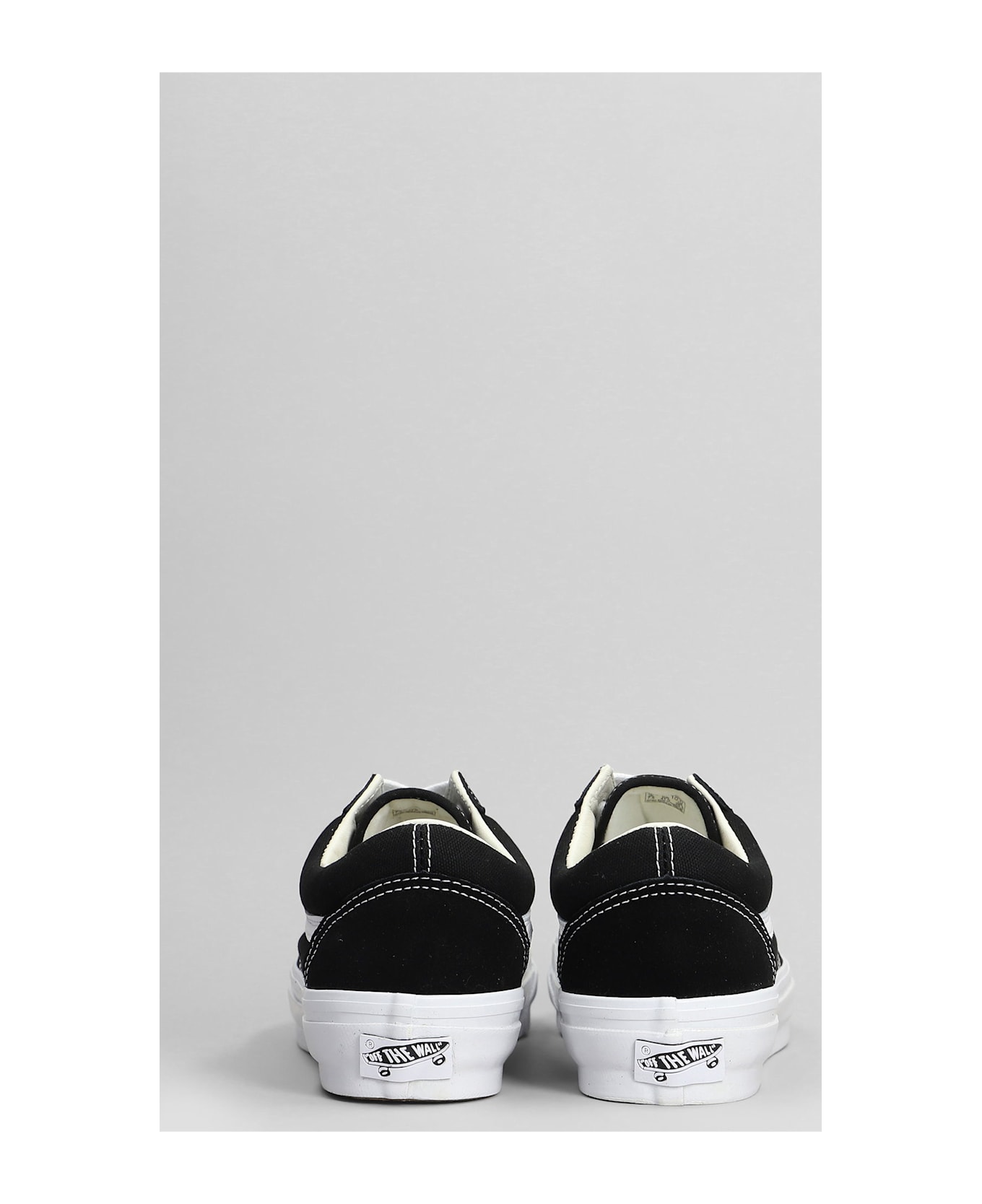 Vans Lx Old Skool Lx Sneakers In Black Suede And Fabric - black