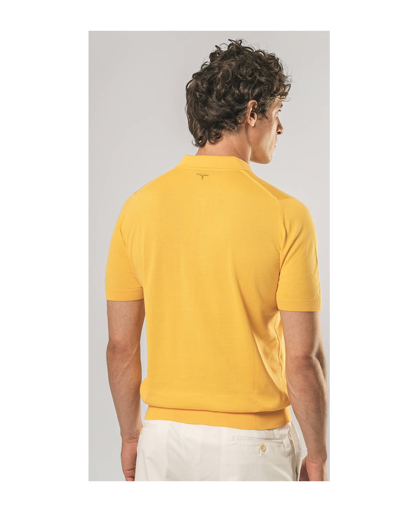 Larusmiani Ischia Polo Sweater - Yellow