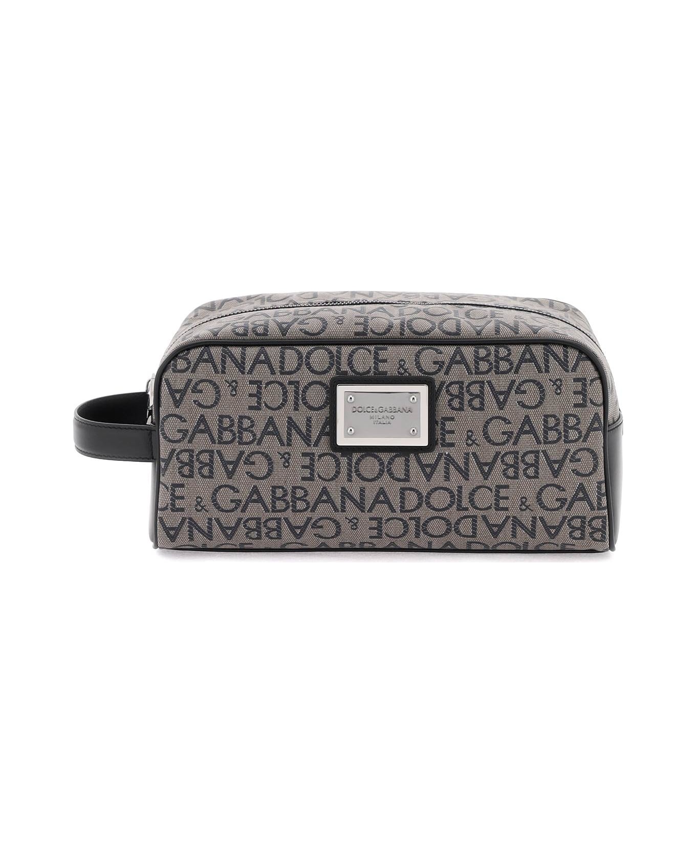 Dolce & Gabbana Vanity Case - MARRONE NERO (Brown)