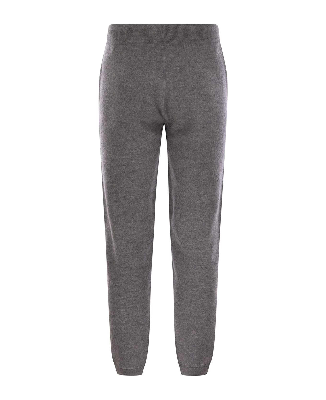 MC2 Saint Barth John - Men's Wool Trousers - Melange Grey