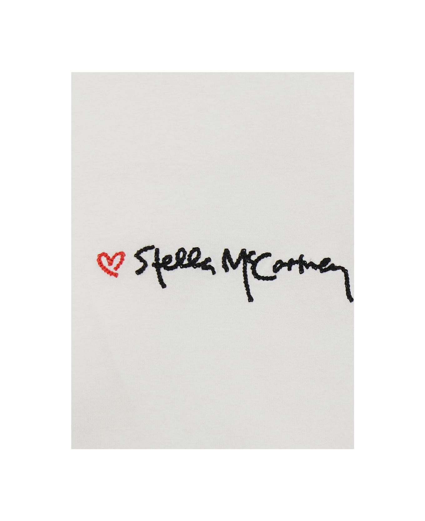Stella McCartney Embroidered T-shirt - White