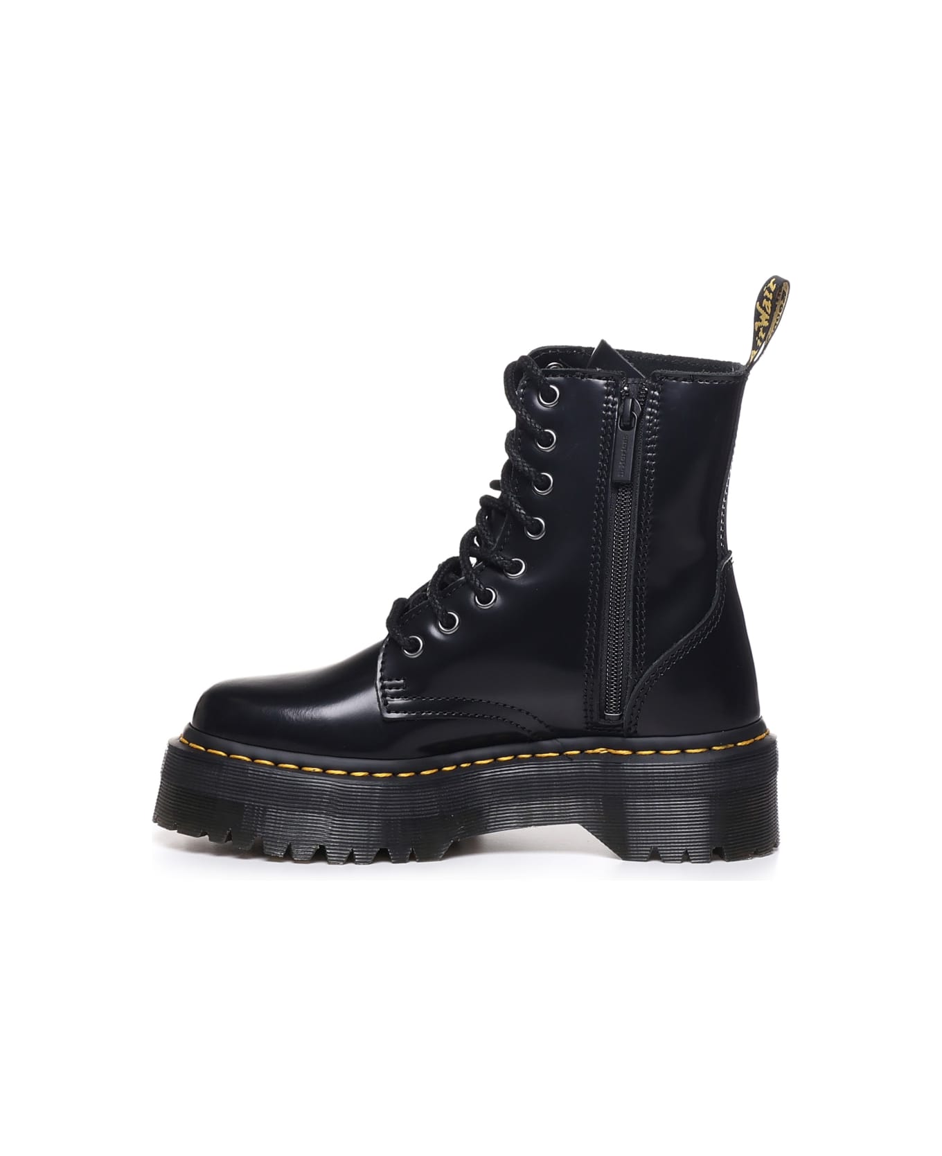 Dr. Martens Jadon Leather Platform Boots - Black