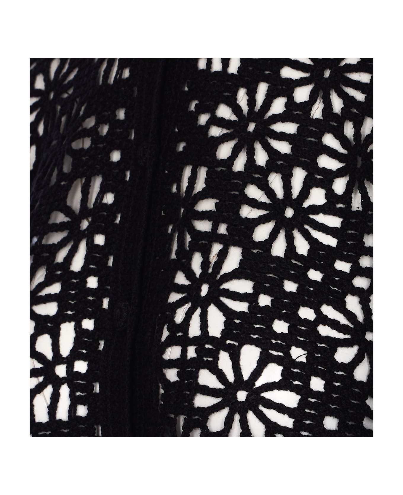 TwinSet Perforated Jacket - Nero