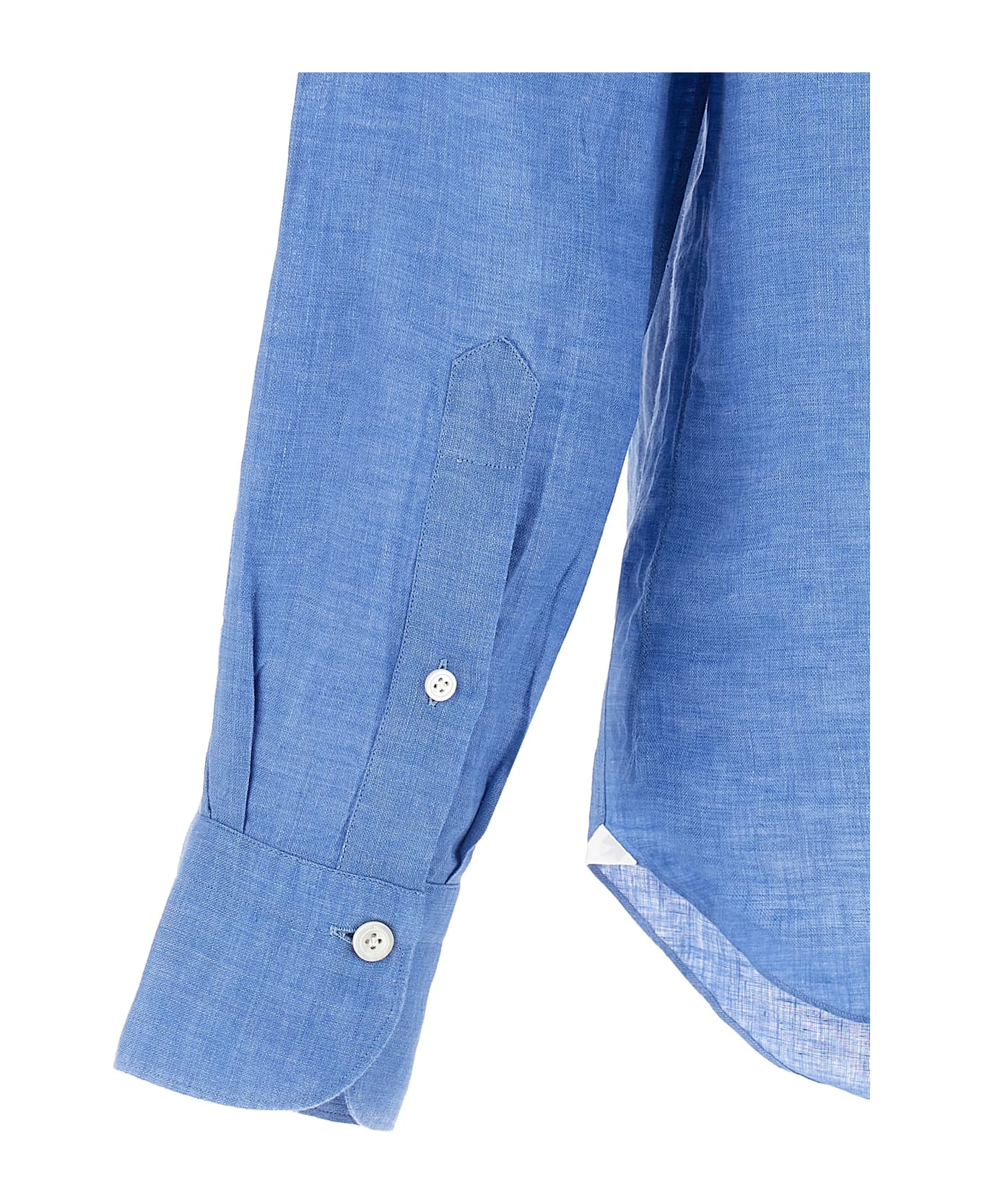 Finamore 'gaeta' Shirt - Blue