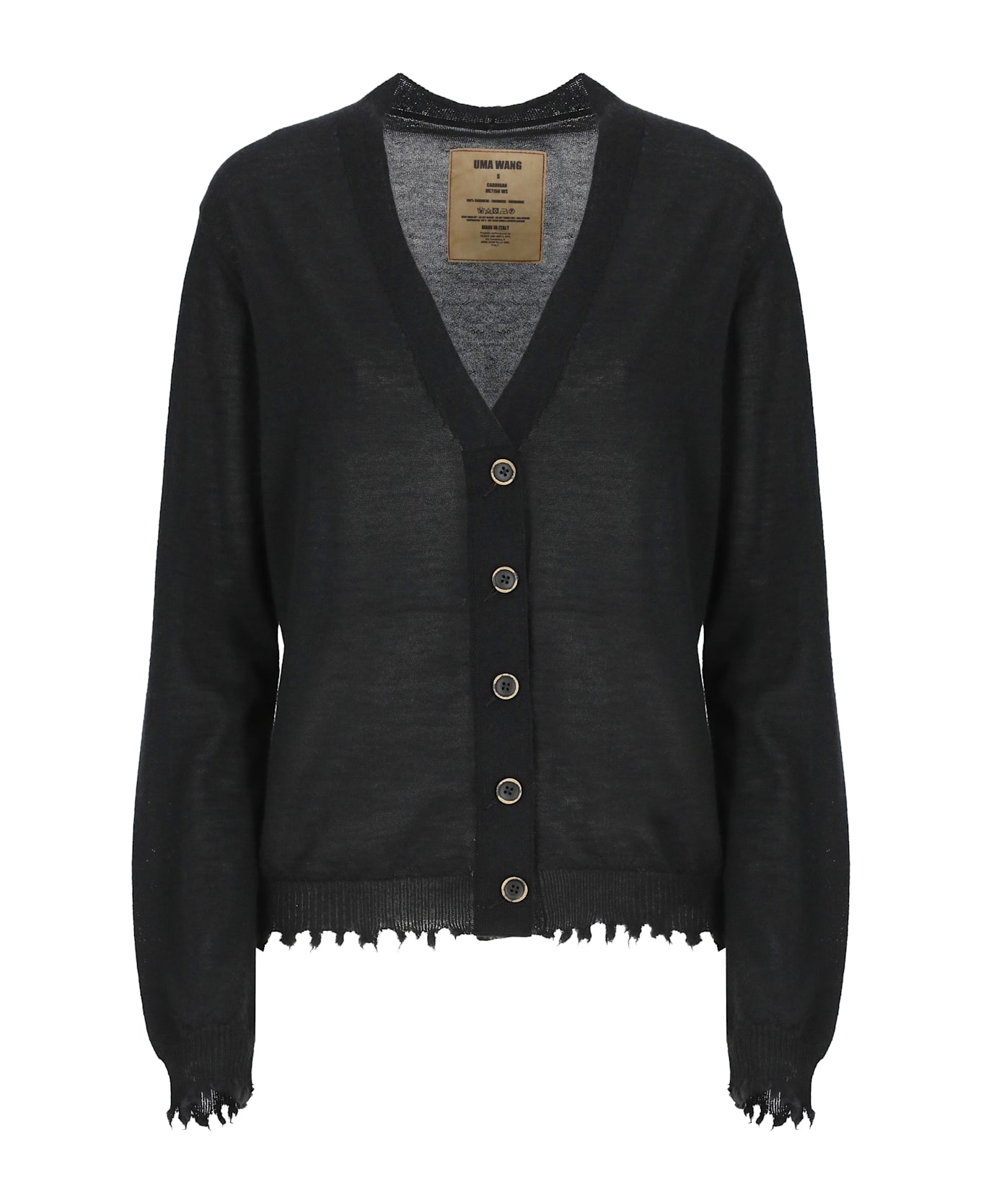 Uma Wang Cashmere Cardigan - Black