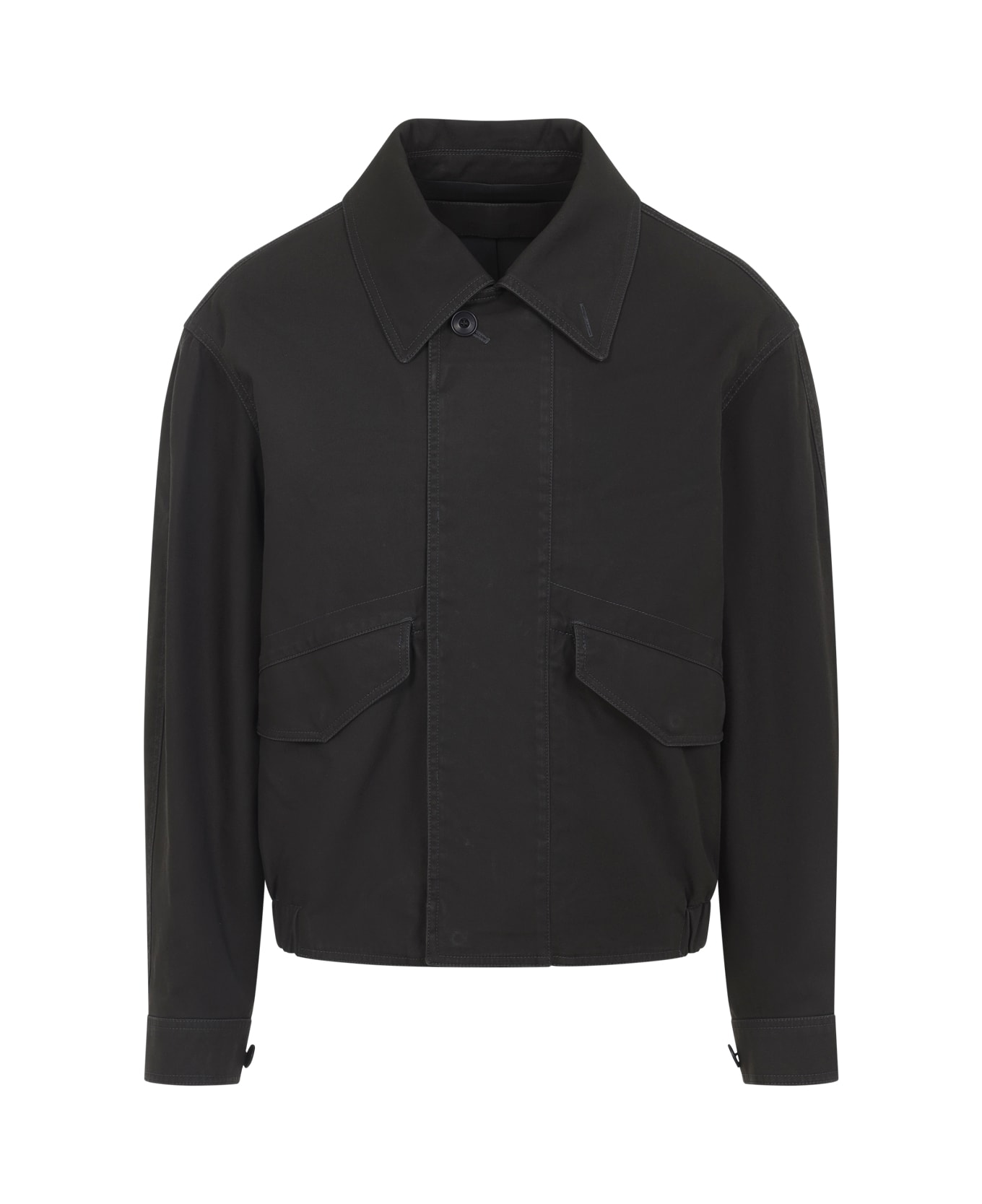 Lemaire Boxy Blouson Jacket - Espresso