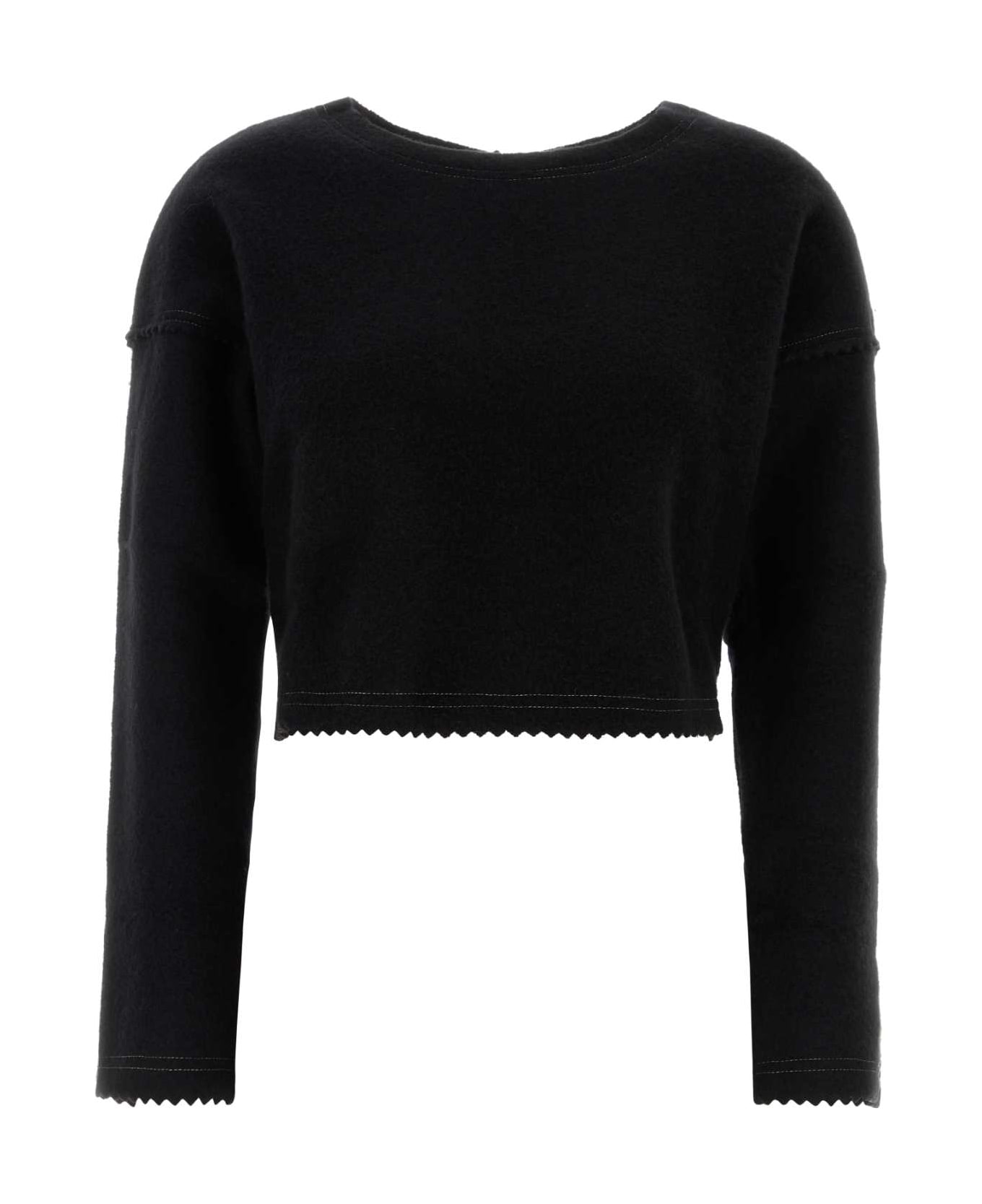 Max Mara Black Crespo Sweater - NERO