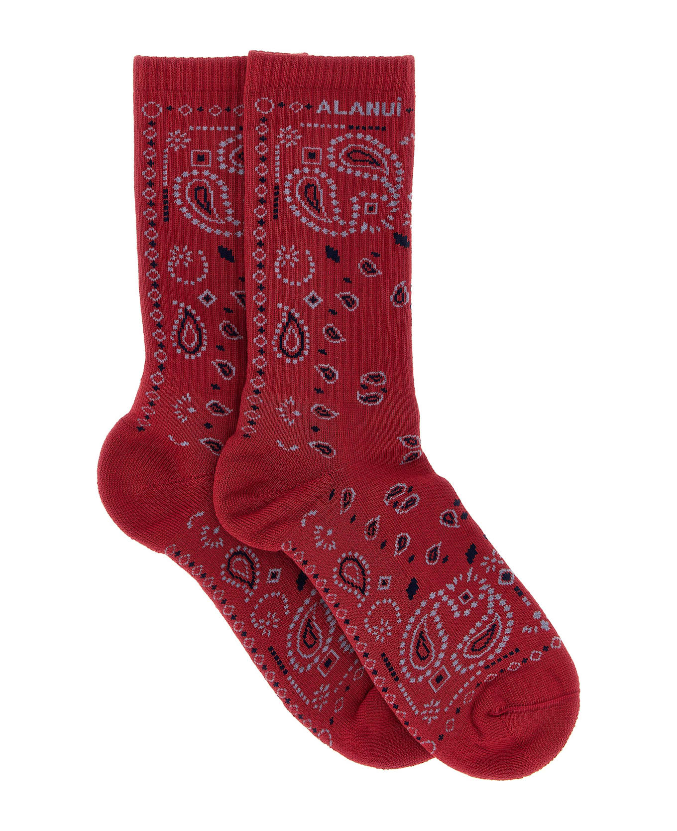 Alanui 
bandana
 Socks - Red