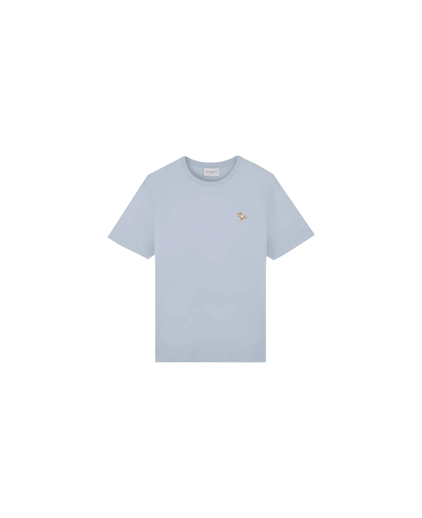 Maison Kitsuné Chillax Fox Patch Regular Tee Shirt - Beat Blue シャツ