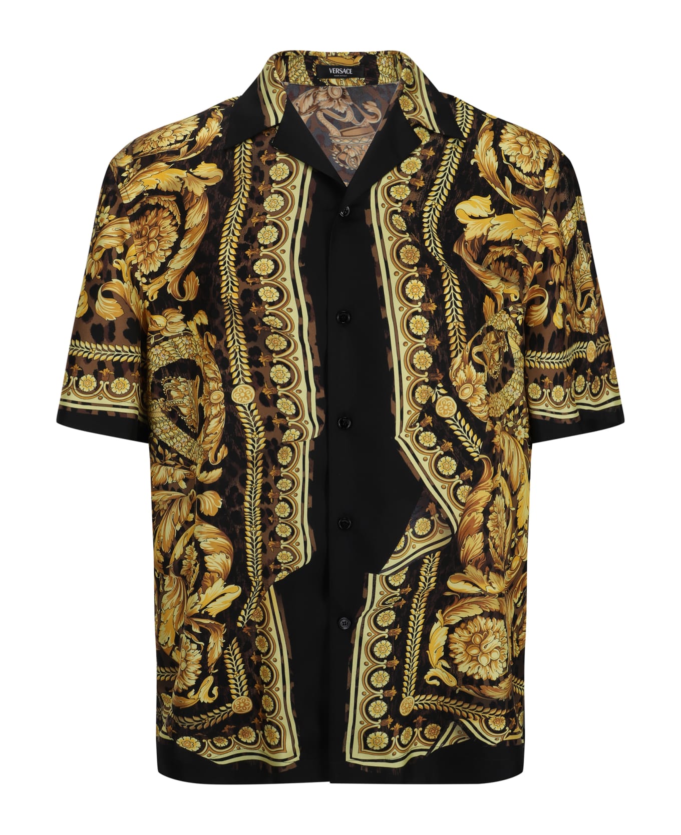 Versace Informal Shirt - Chestnut+gold