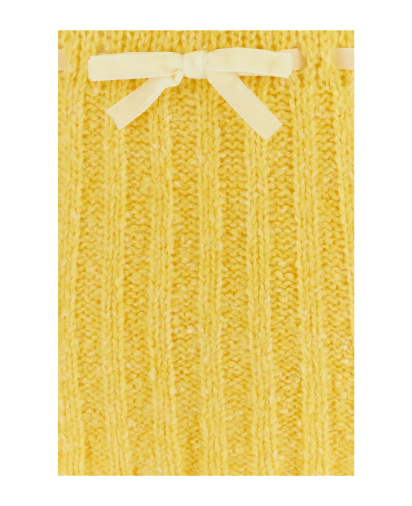 Cormio Yellow Wool Blend Sweater - yellow ニットウェア