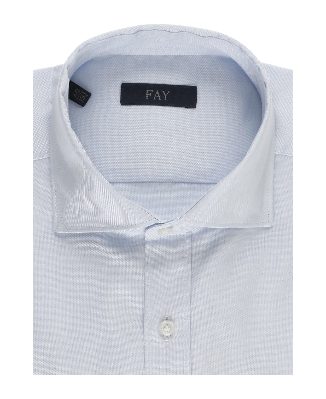 Fay Cotton Shirt - Light Blue シャツ