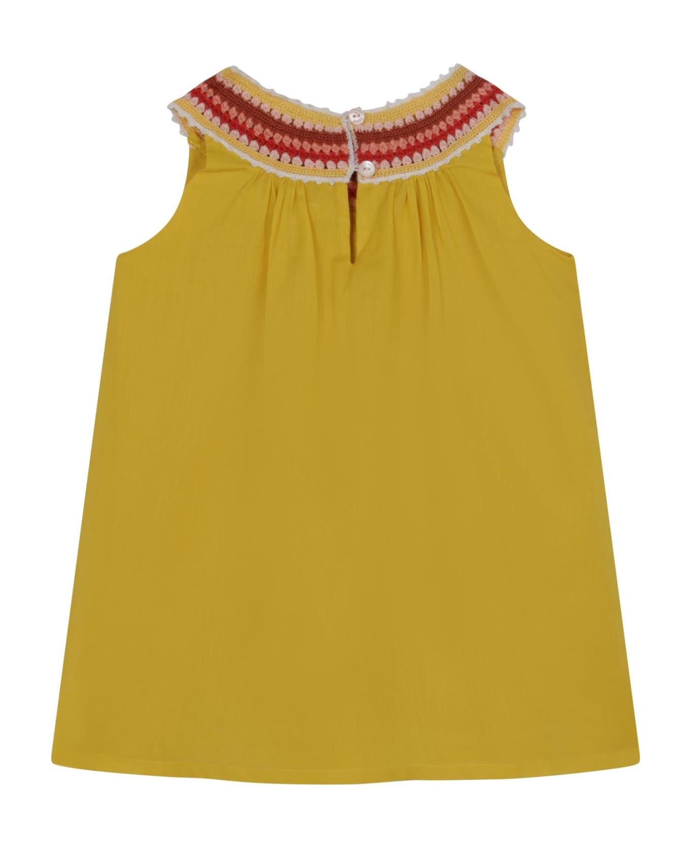 Chloé Flared Dress - Yellow