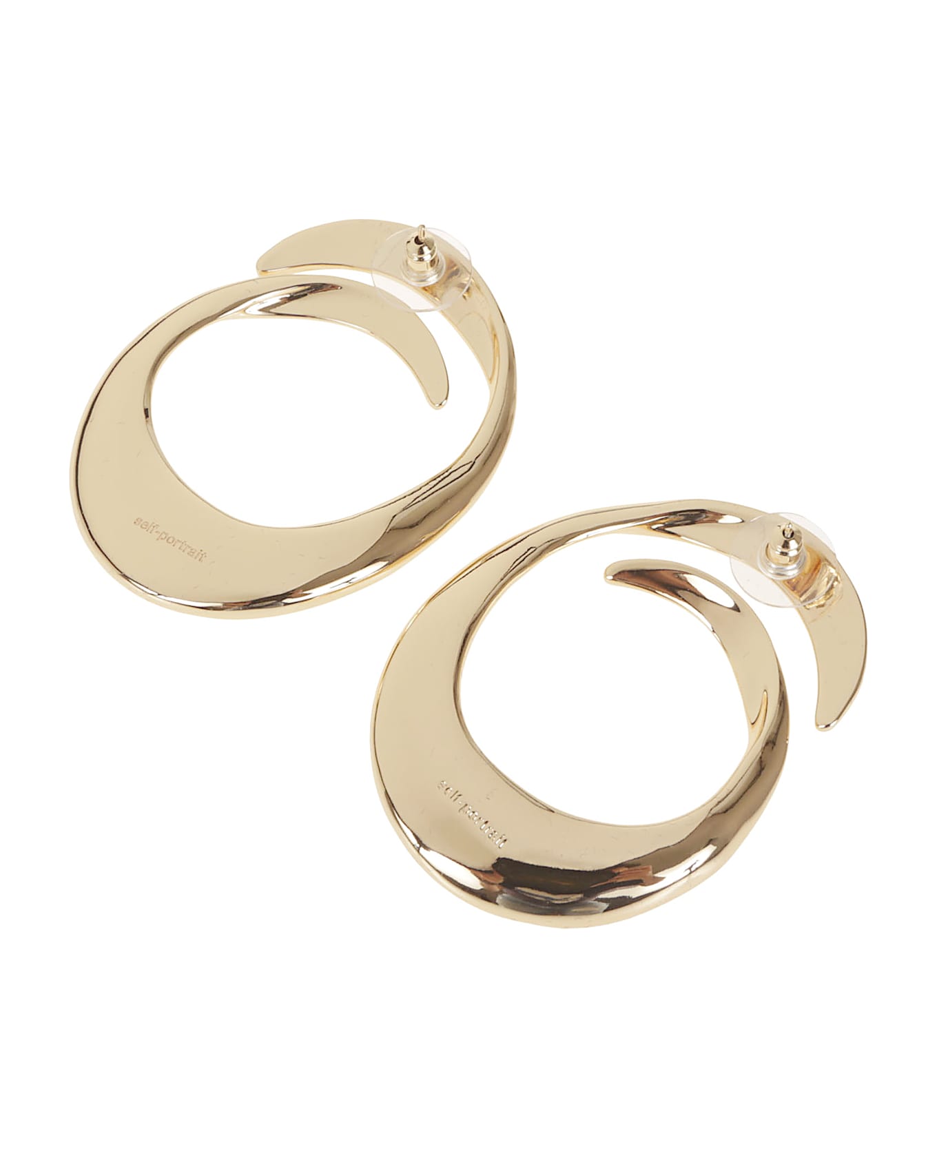 self-portrait Swirl Earrings - Gold