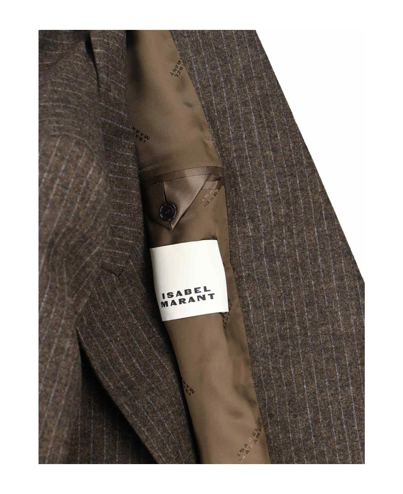 Isabel Marant 
jevima
 Double-breasted Blazer - Brown