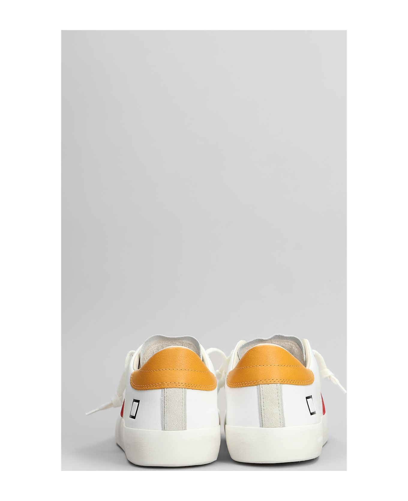 D.A.T.E. Hill Low Sneakers In White Leather - white