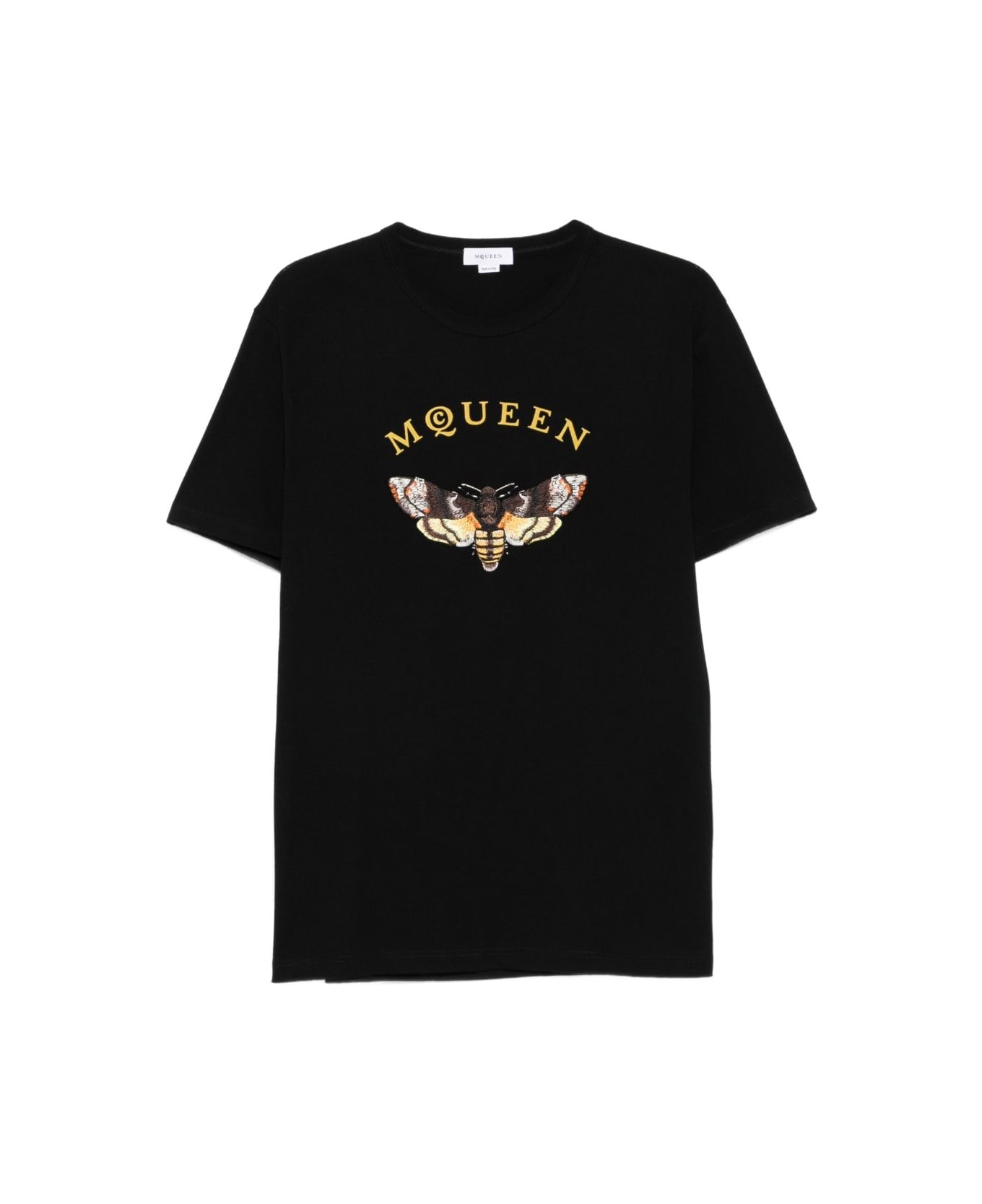 Alexander McQueen Embroidered T-shirt - Black