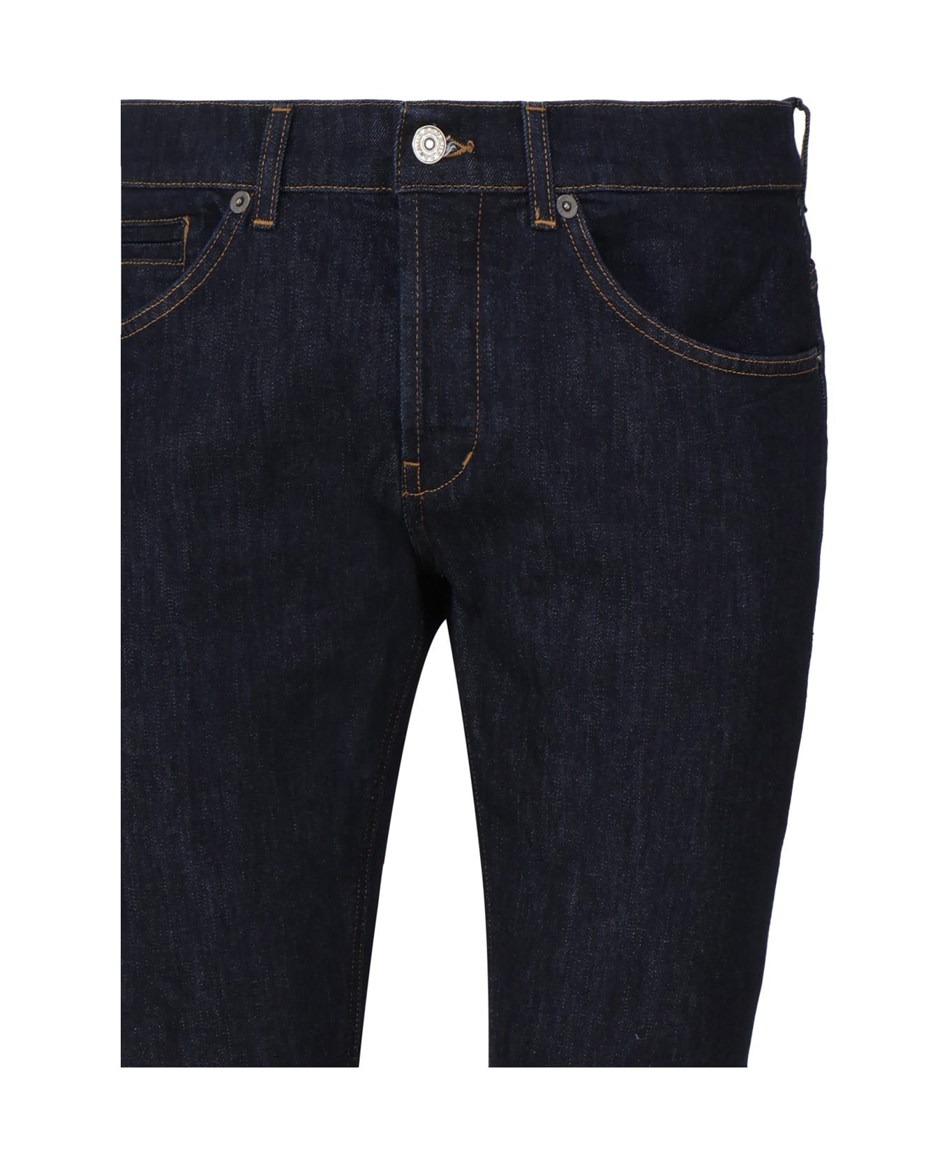 Dondup George Skinny Jeans In Bull Stretch - Blue navy